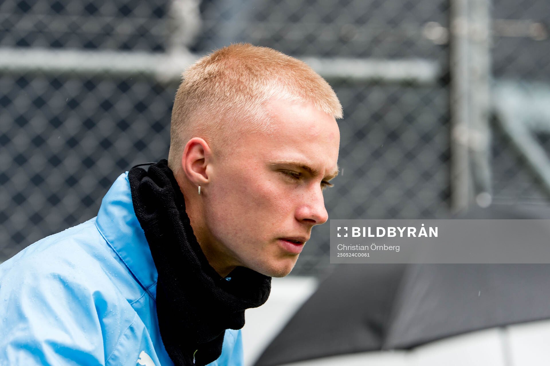 Daniel Gudjohnsen under en träning med Malmö FF den 24 maj 2025 i Malmö. 