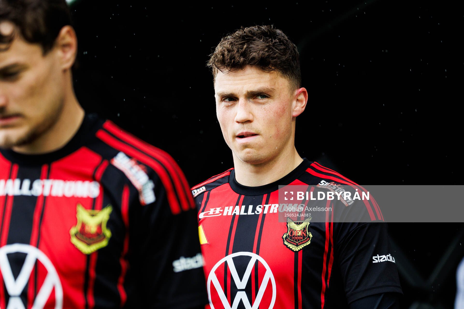 Östersunds Christian Enemark under fotbollsmatchen i Superettan mellan Östersund och Örebro den 24 maj 2025 i Östersund. 