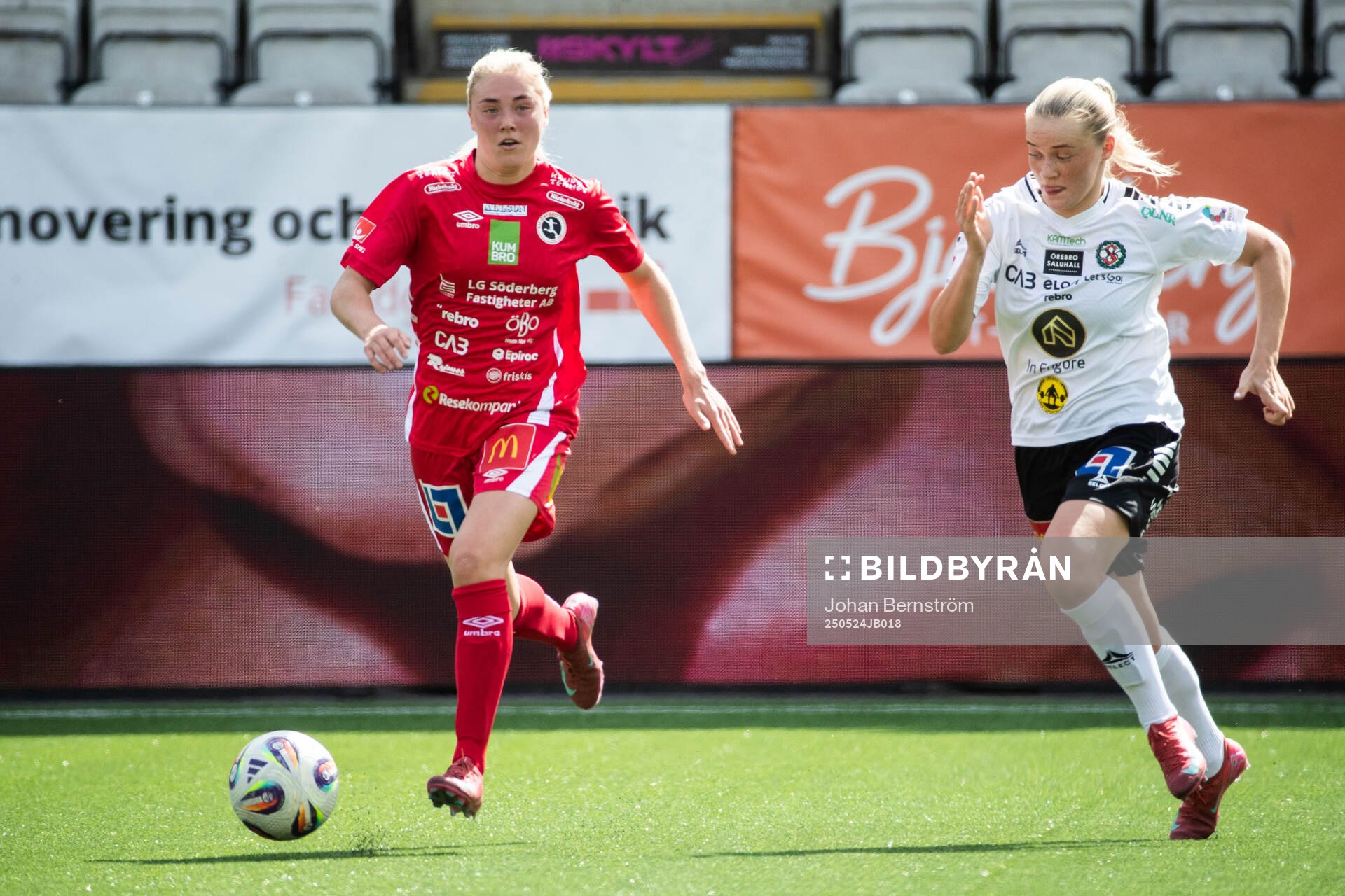KIF Örebros Ida Björnberg och Örebro SKs Selma Rajakangas