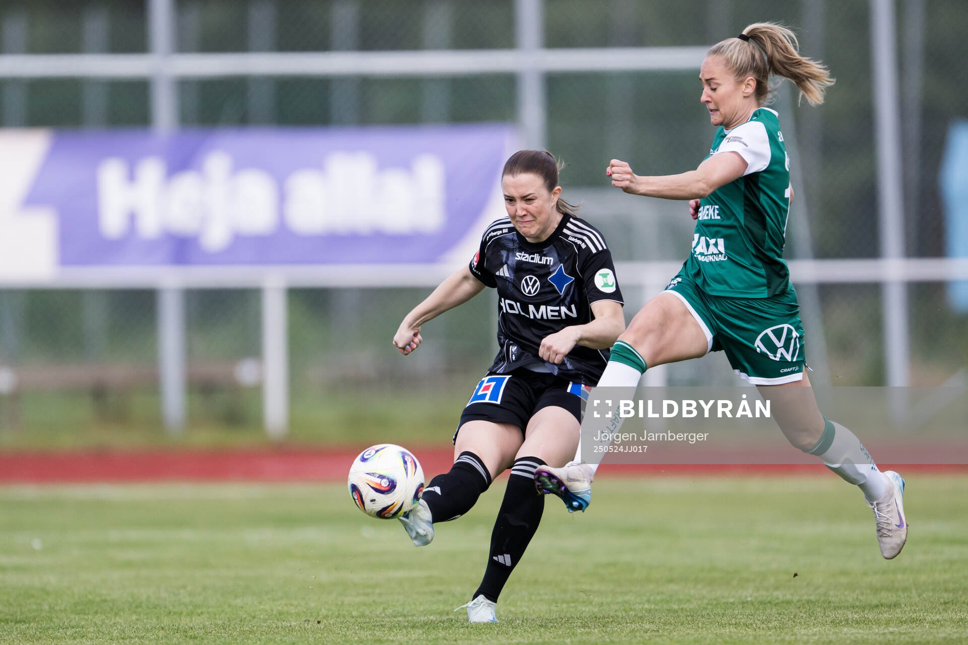 IFK Norrköpings Maja Regnås Valcic och Alingsås Karin