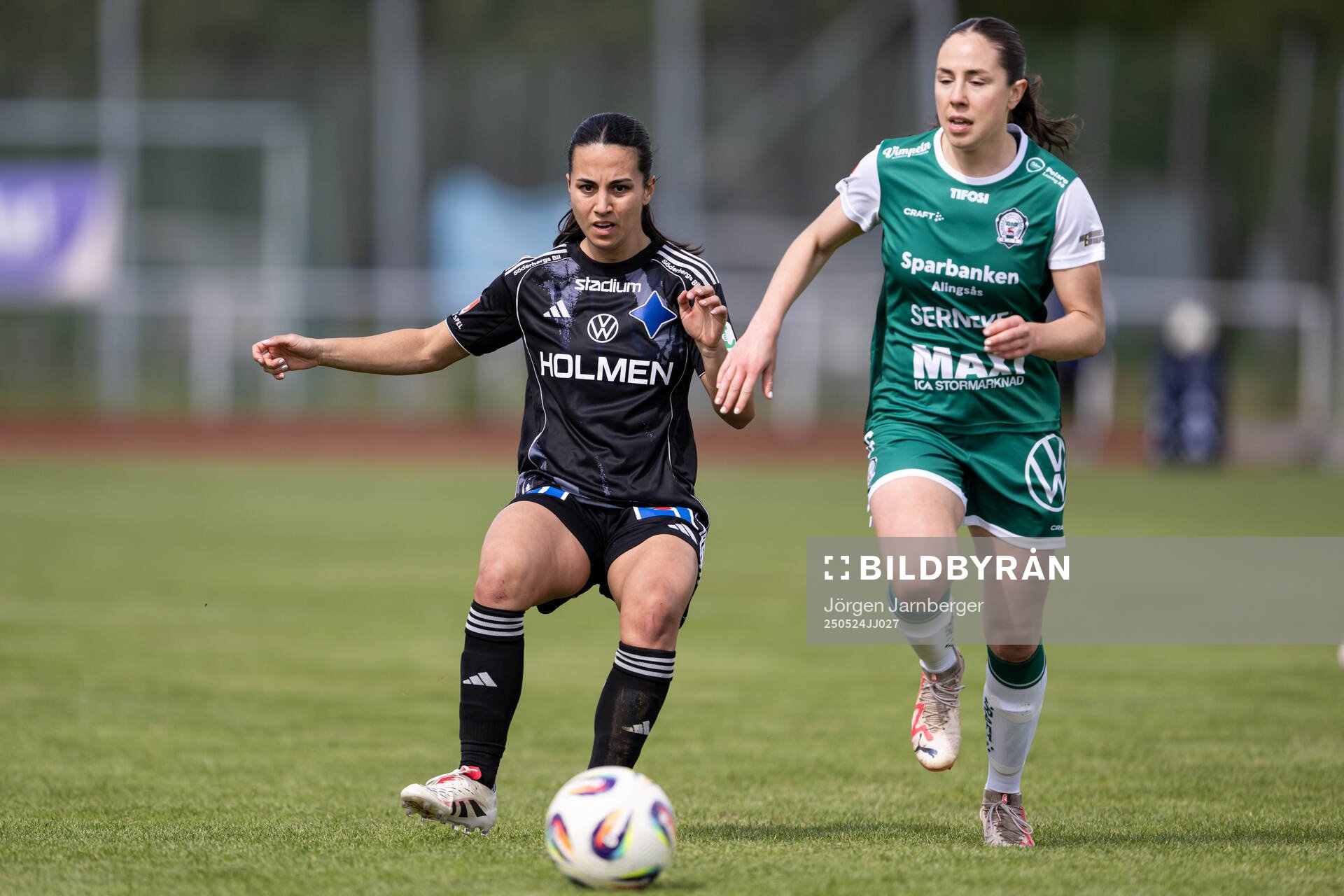 IFK Norrköpings Vesna Milivojevic och Alingsås Johanna