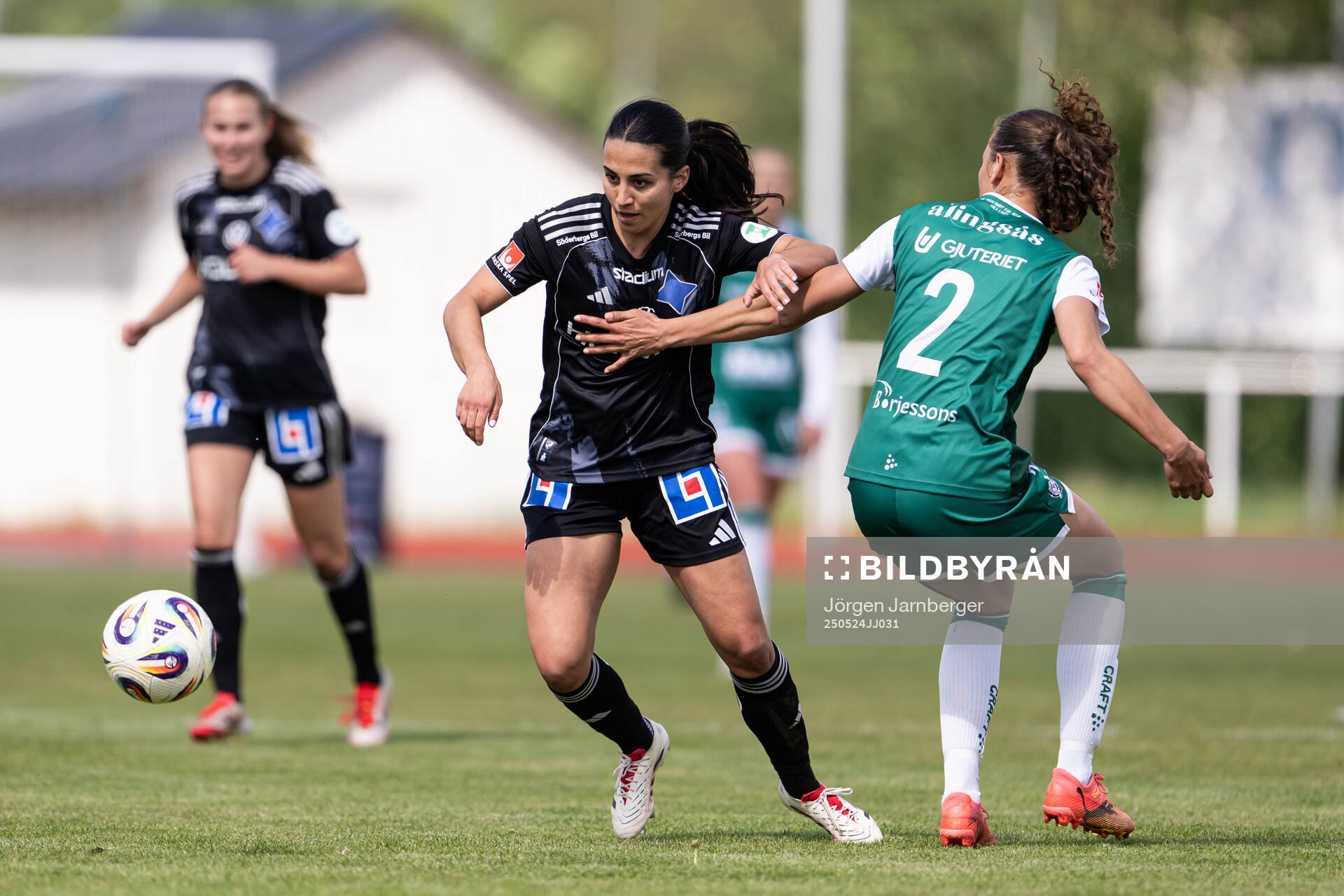 IFK Norrköpings Vesna Milivojevic under fotbollsmatchen i Damallsvenskan mellan Alingsås och IFK Norrköping den 24 maj 2025 i Alingsås.