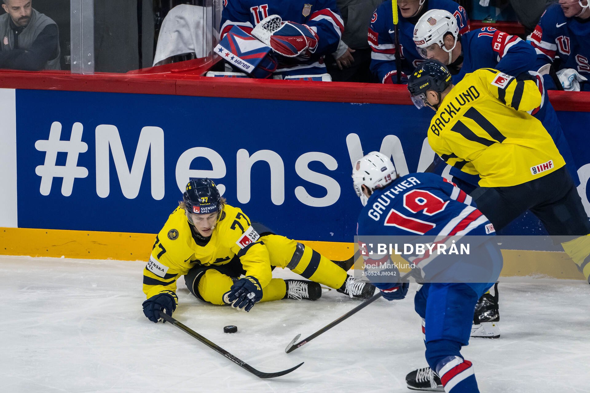Simon Edvinsson and Mikael Backlund of Sweden against