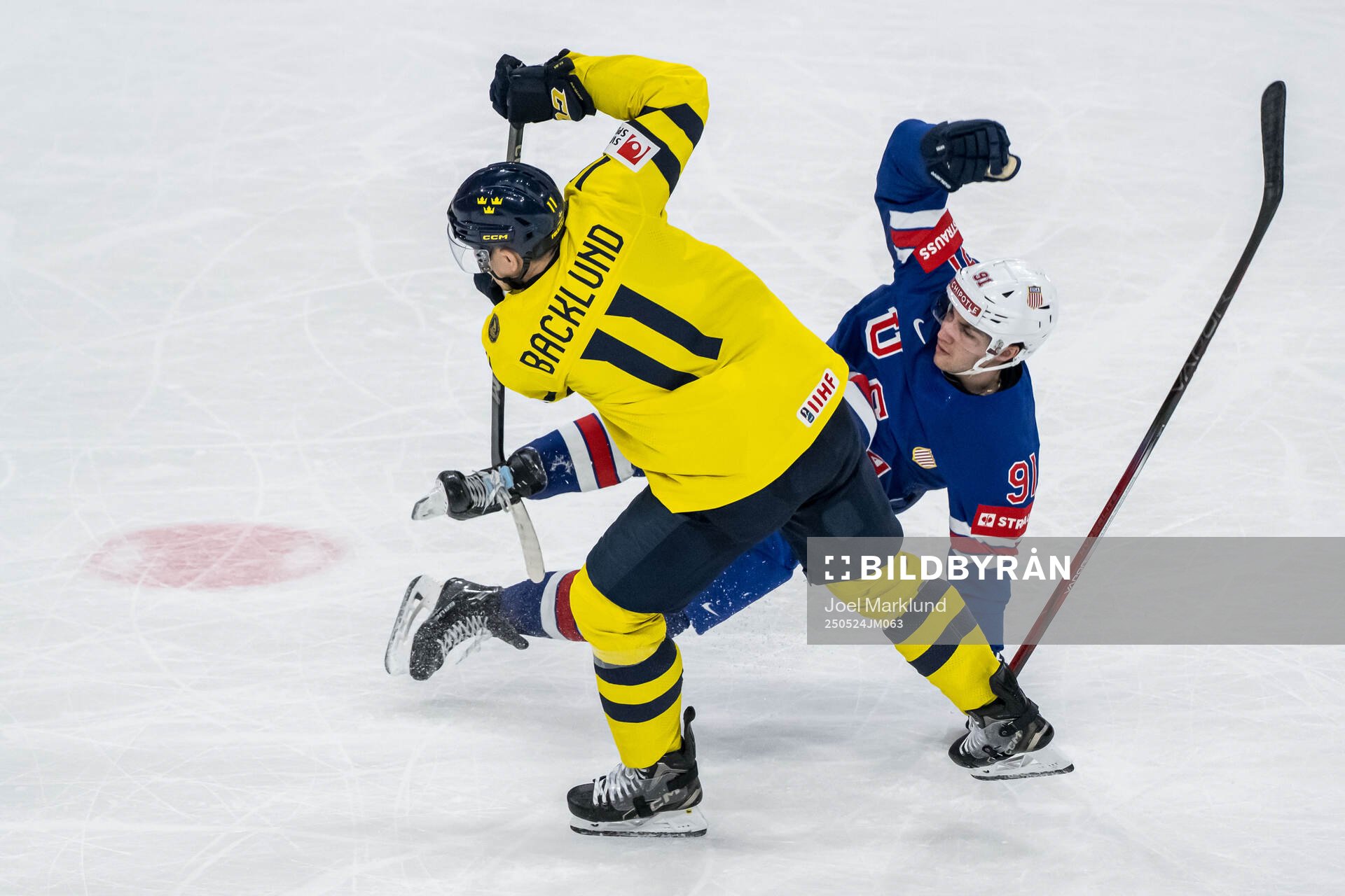 Mikael Backlund of Sweden and Frank Nazar of USA
