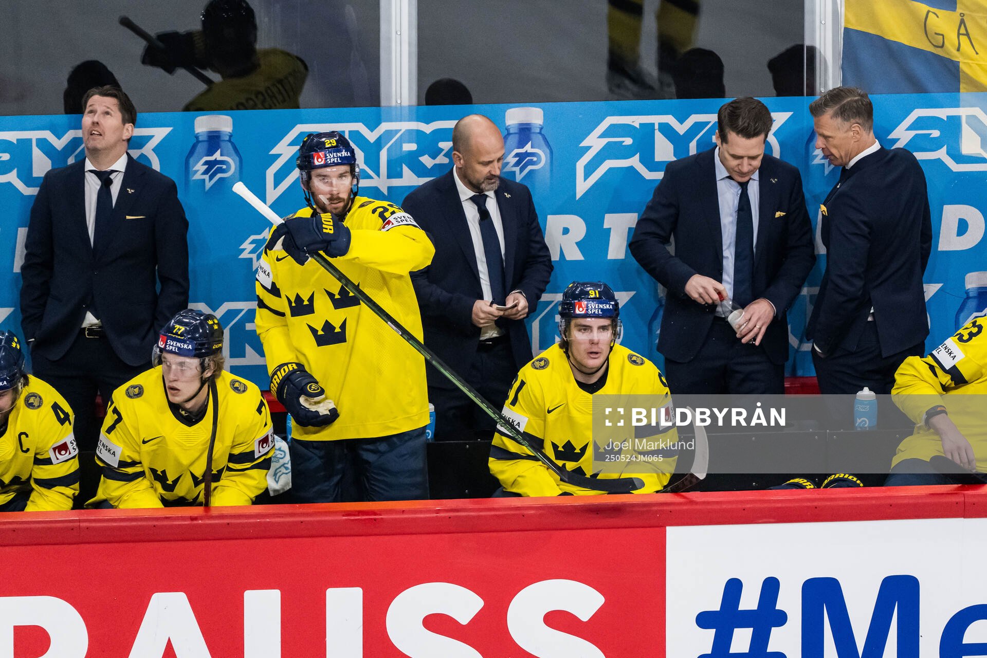 Assistant coach Stefan Klockare, assistant coach Anders