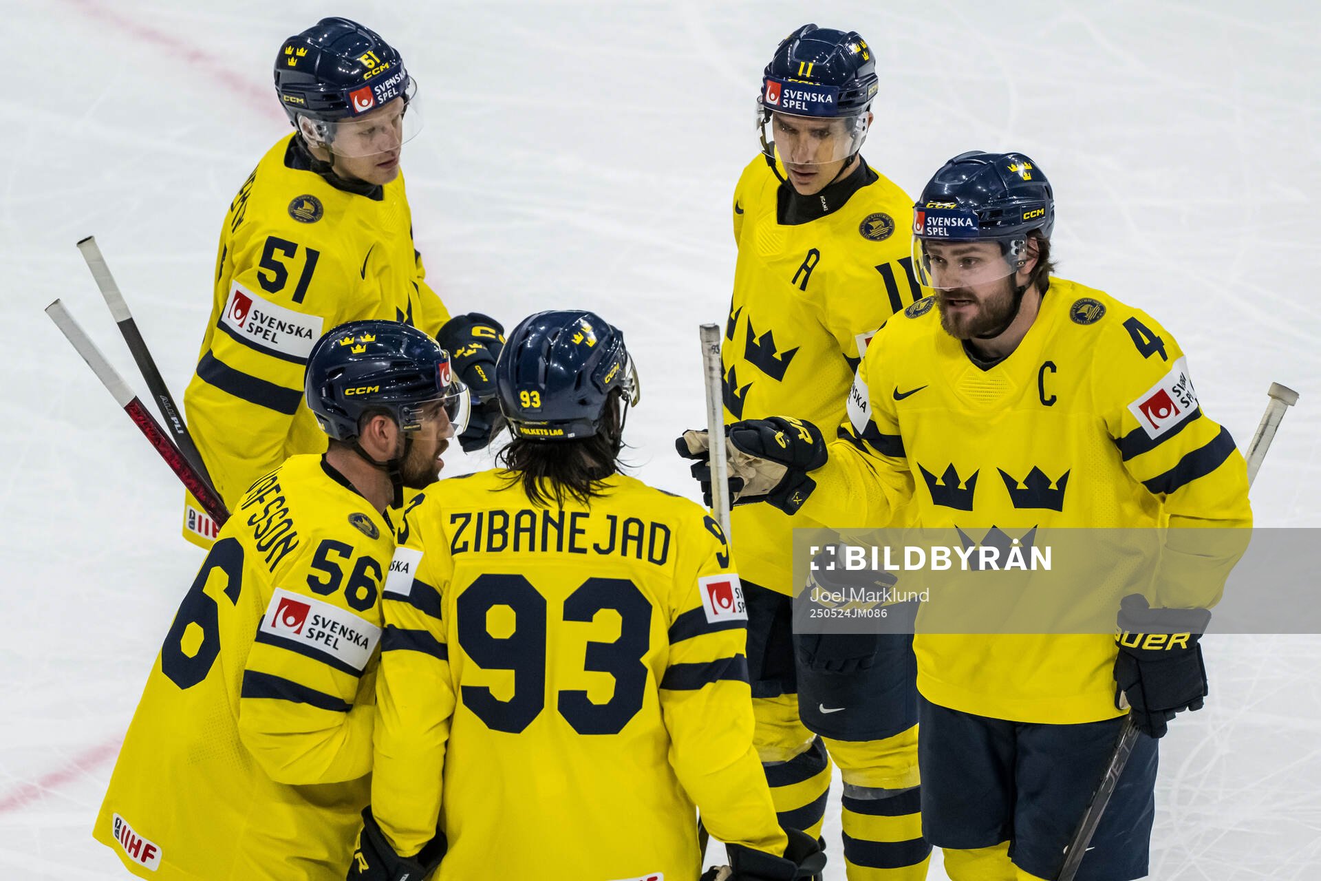 Emil Heineman, Erik Gustafsson, Mika Zibanejad, Mikael
