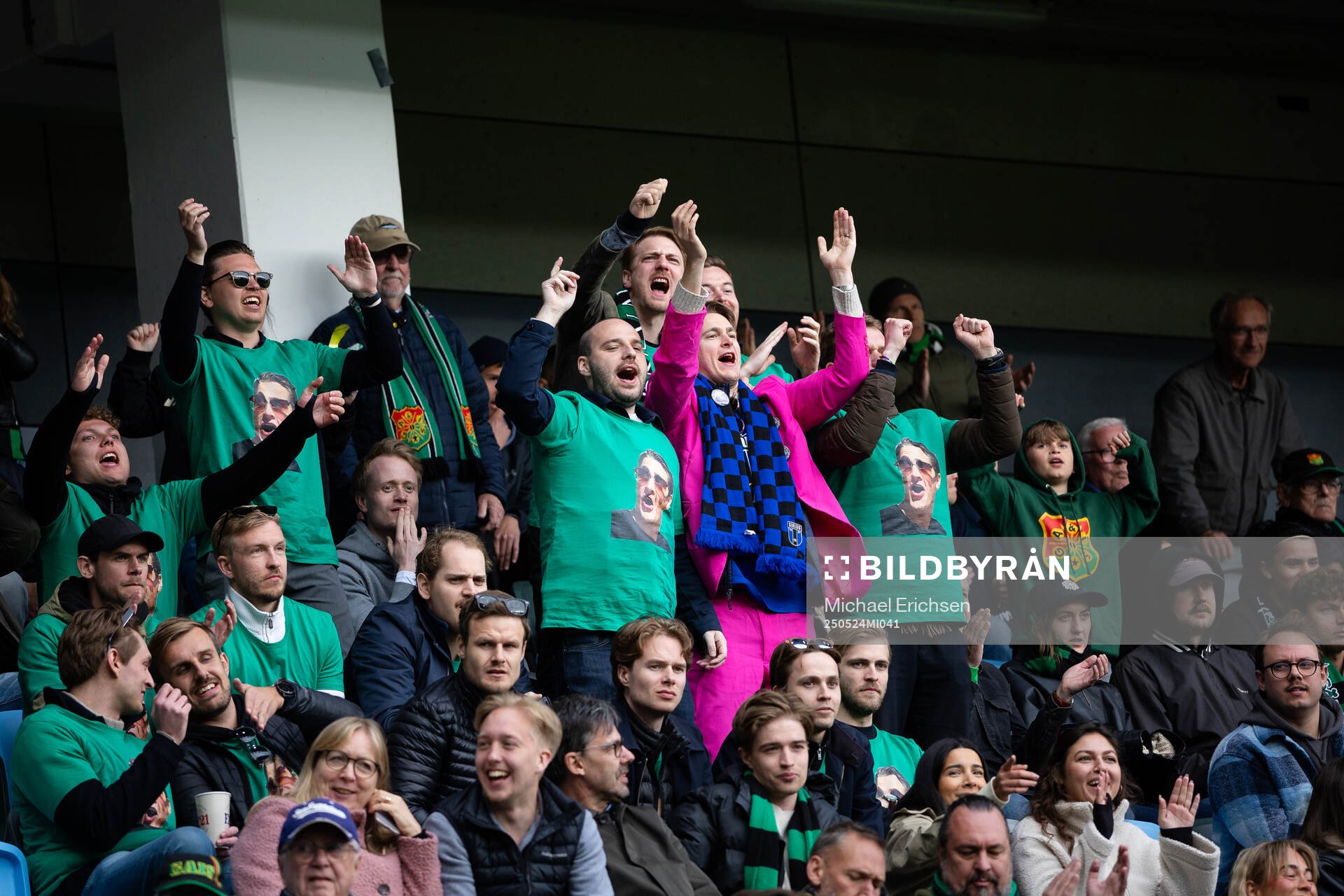 GAIS supportrar jublar