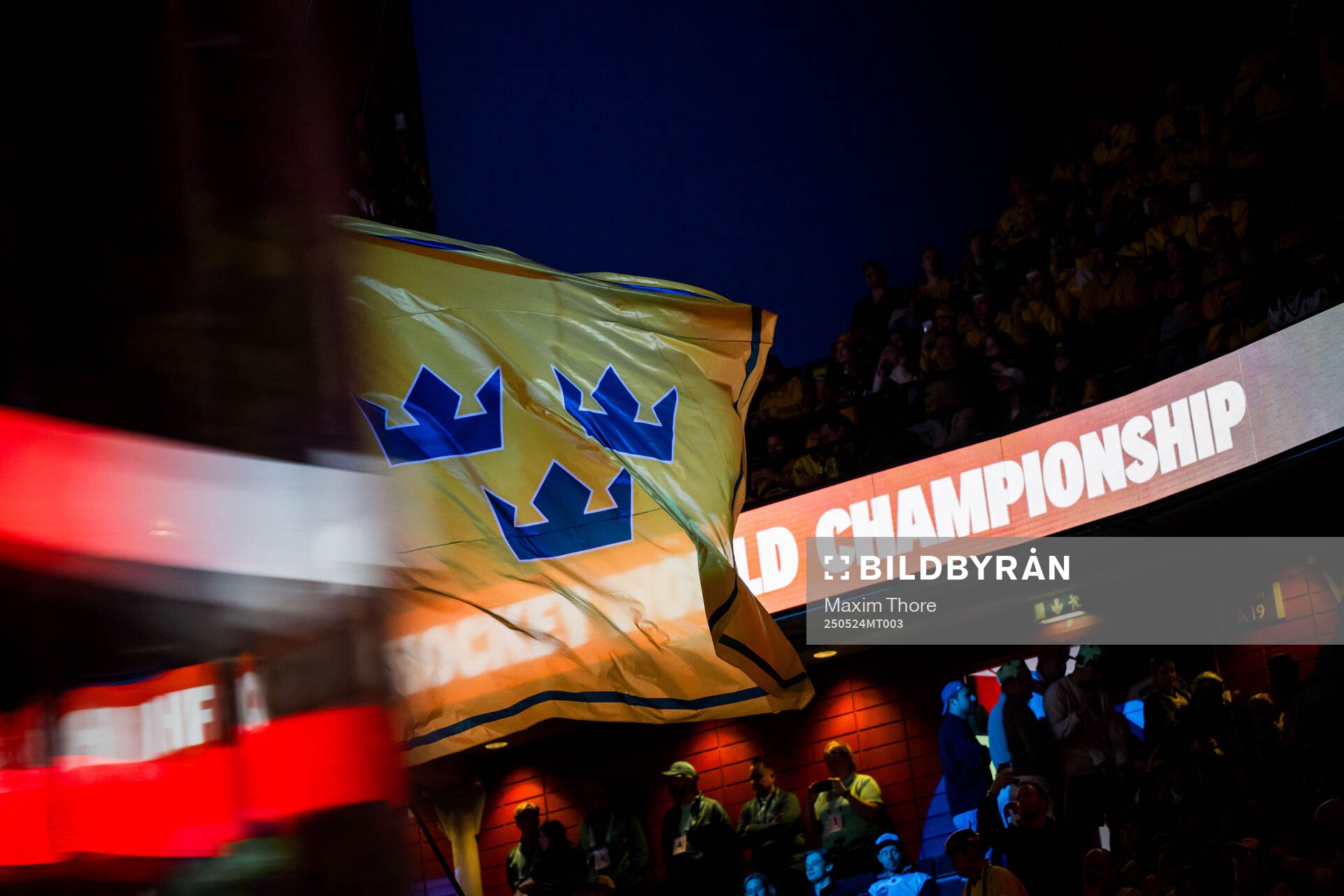 A Swedish flag