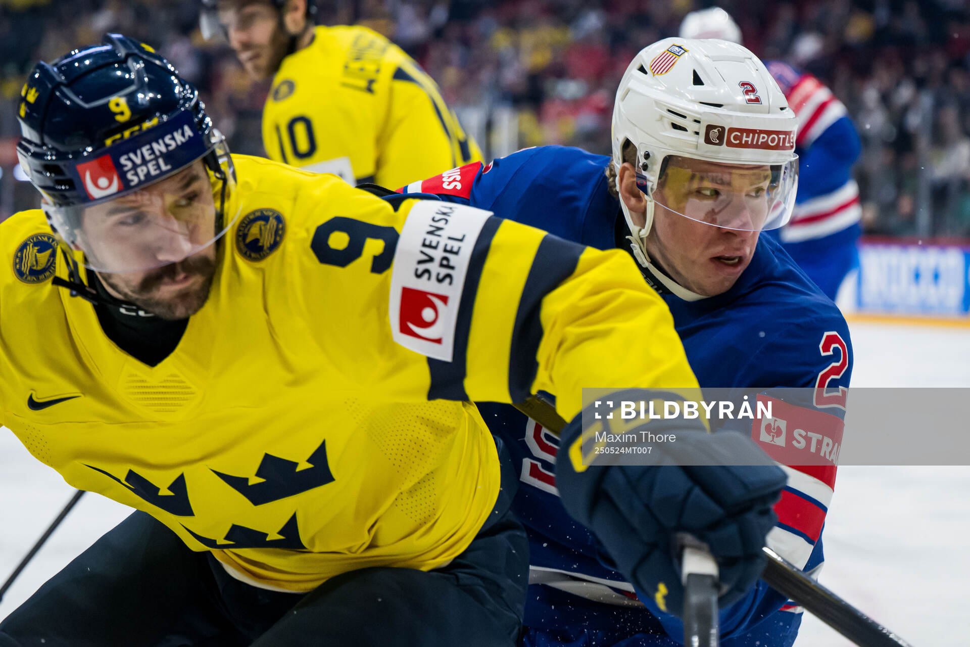 Filip Forsberg of Sweden and Jackson LaCombe of USA