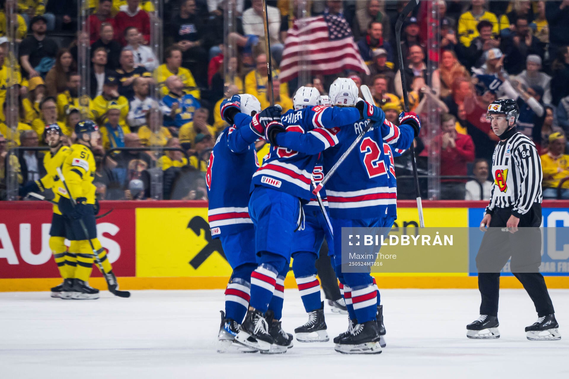 Cutter Gauthier of USA celebrates