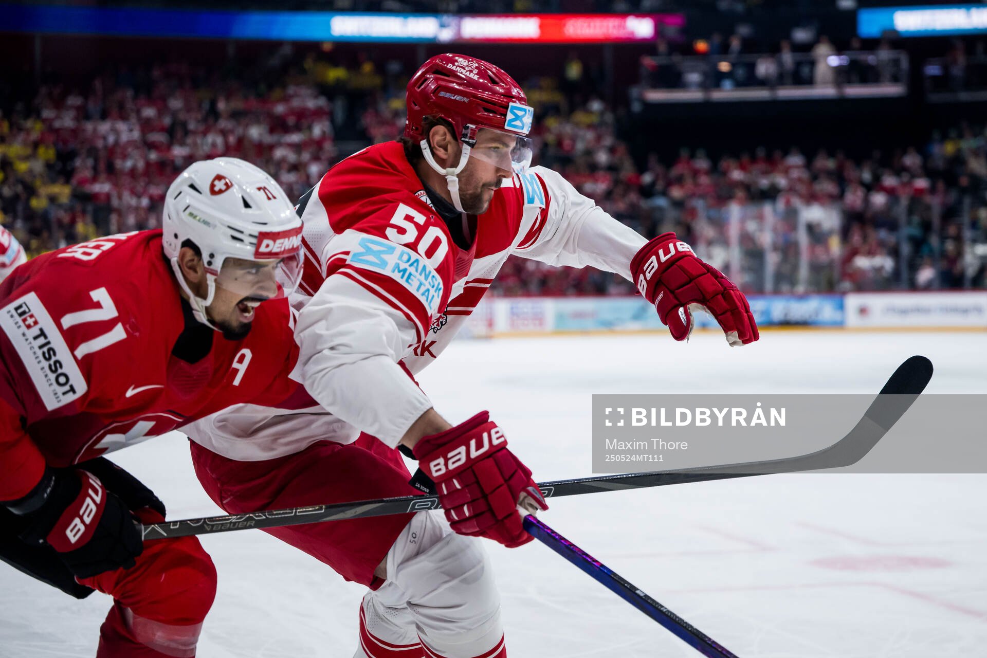Jonas Siegenthaler of Switzerland and Mathias Bau Hansen of