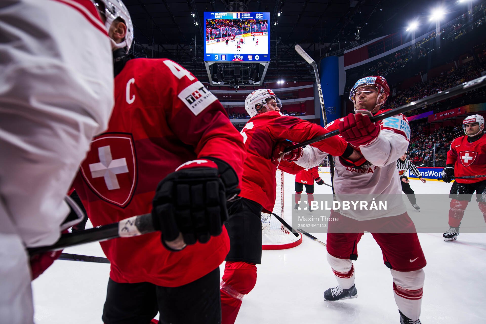 Janis Moser and Andrea Glauser of Switzerland against