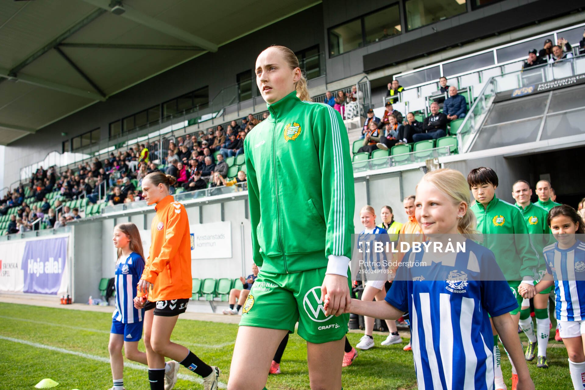 Hammarbys Emilie Bragstad inför fotbollsmatchen i Damallsvenskan mellan Kristianstad och Hammarby den 24 maj 2025 i Kristianstad.