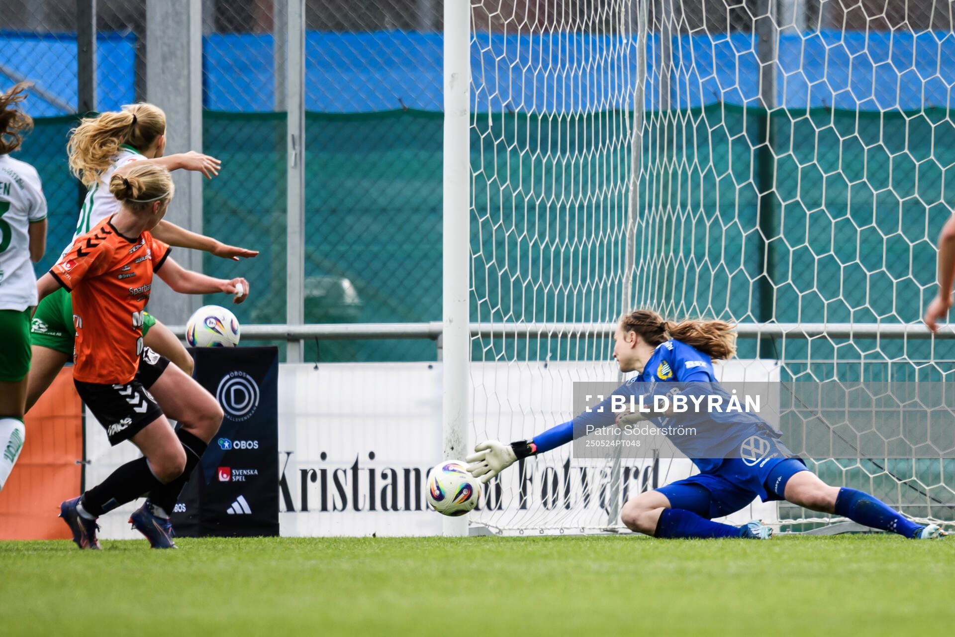 Kristianstads Katla Tryggvadottir gör 2-0 på Hammarbys