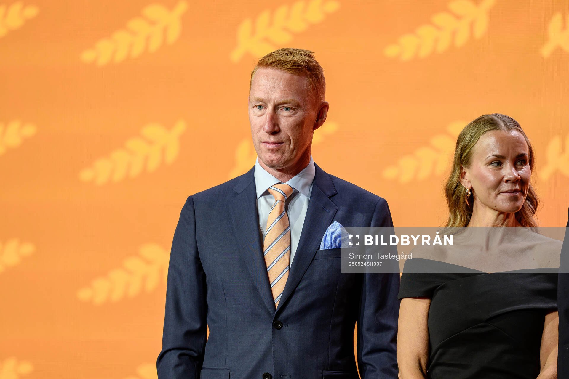 Jörgen Jönsson and Anna Liv, wife of late Stefan Liv