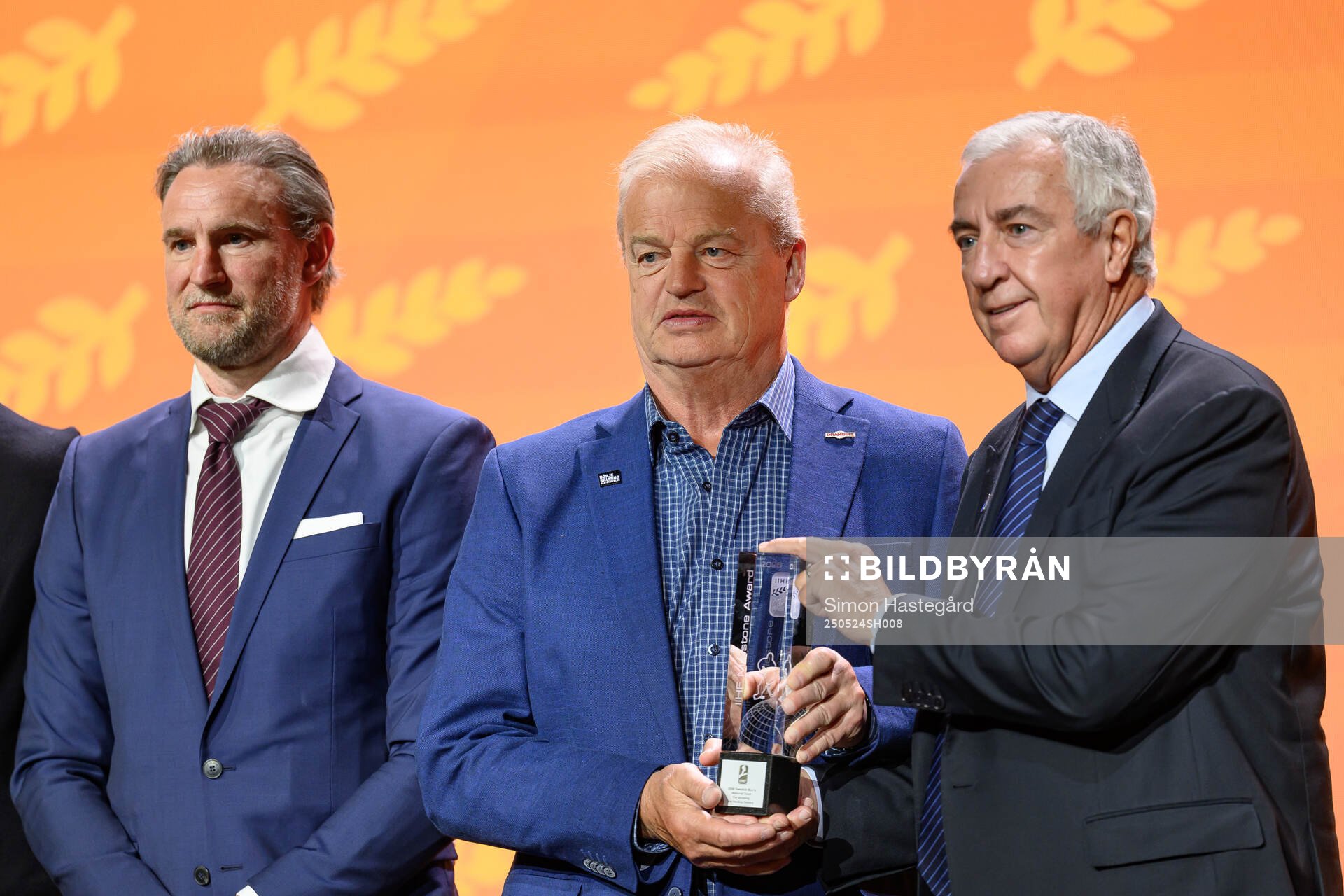 Niklas Kronwall, Bengt-Åke Gustafsson and Luc Tardif,