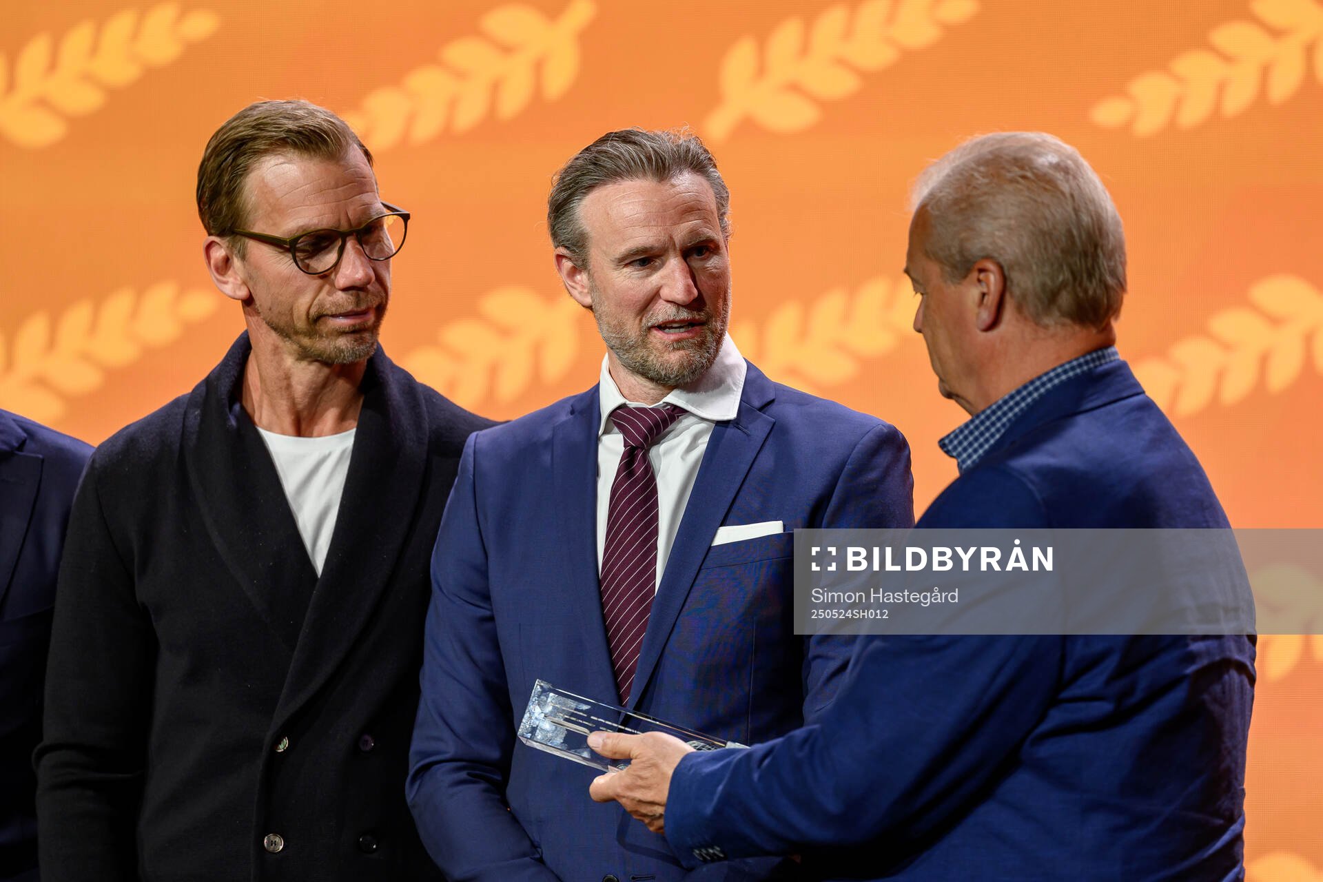 Mikael Samuelsson, Niklas Kronwall and Bengt-Åke Gustafsson