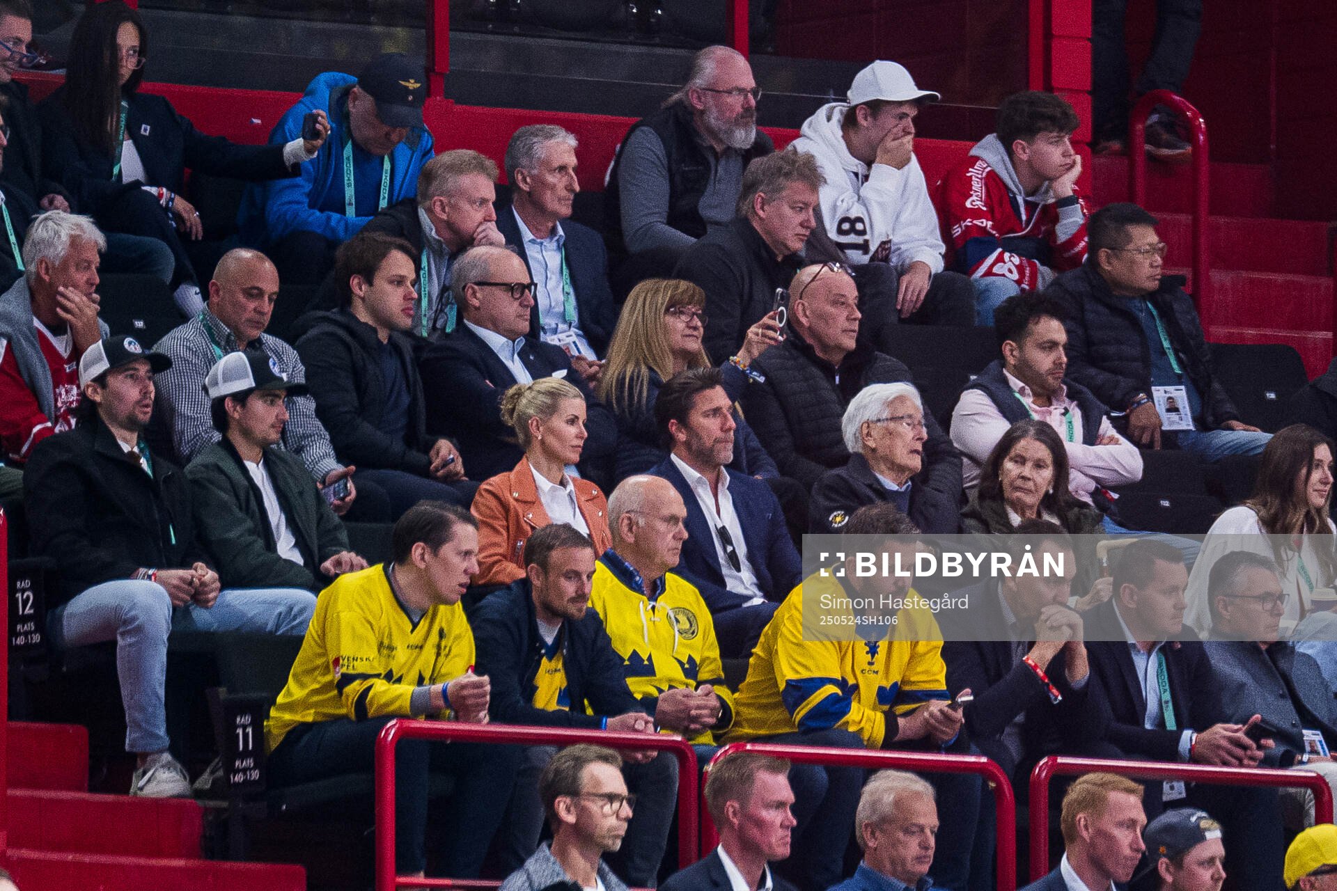 Former goaltender Henrik Lundqvist with wife Therese