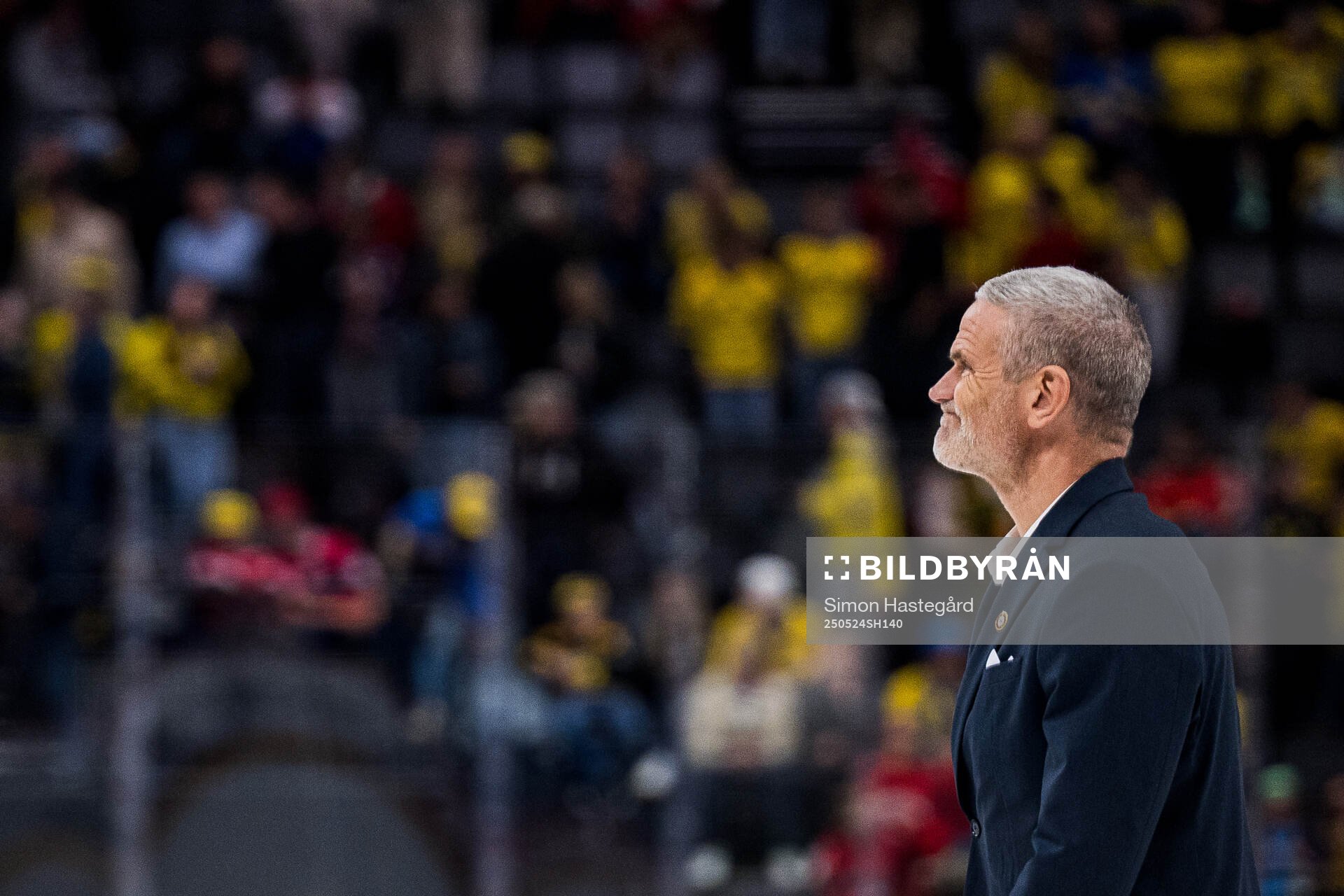 Head coach Mikael Gath of Denmark