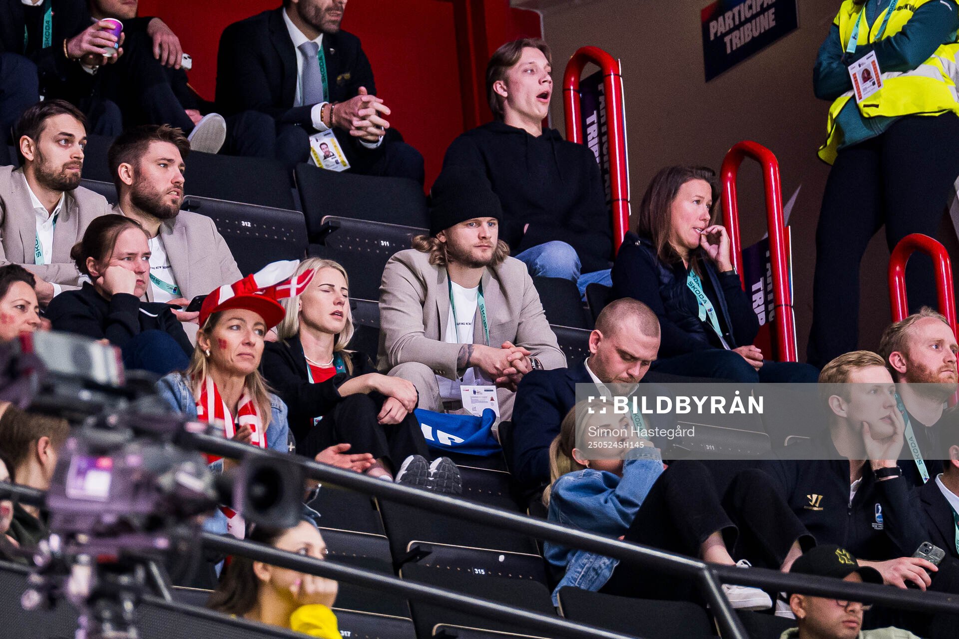 Nicolai Meyer of Denmark in the stands