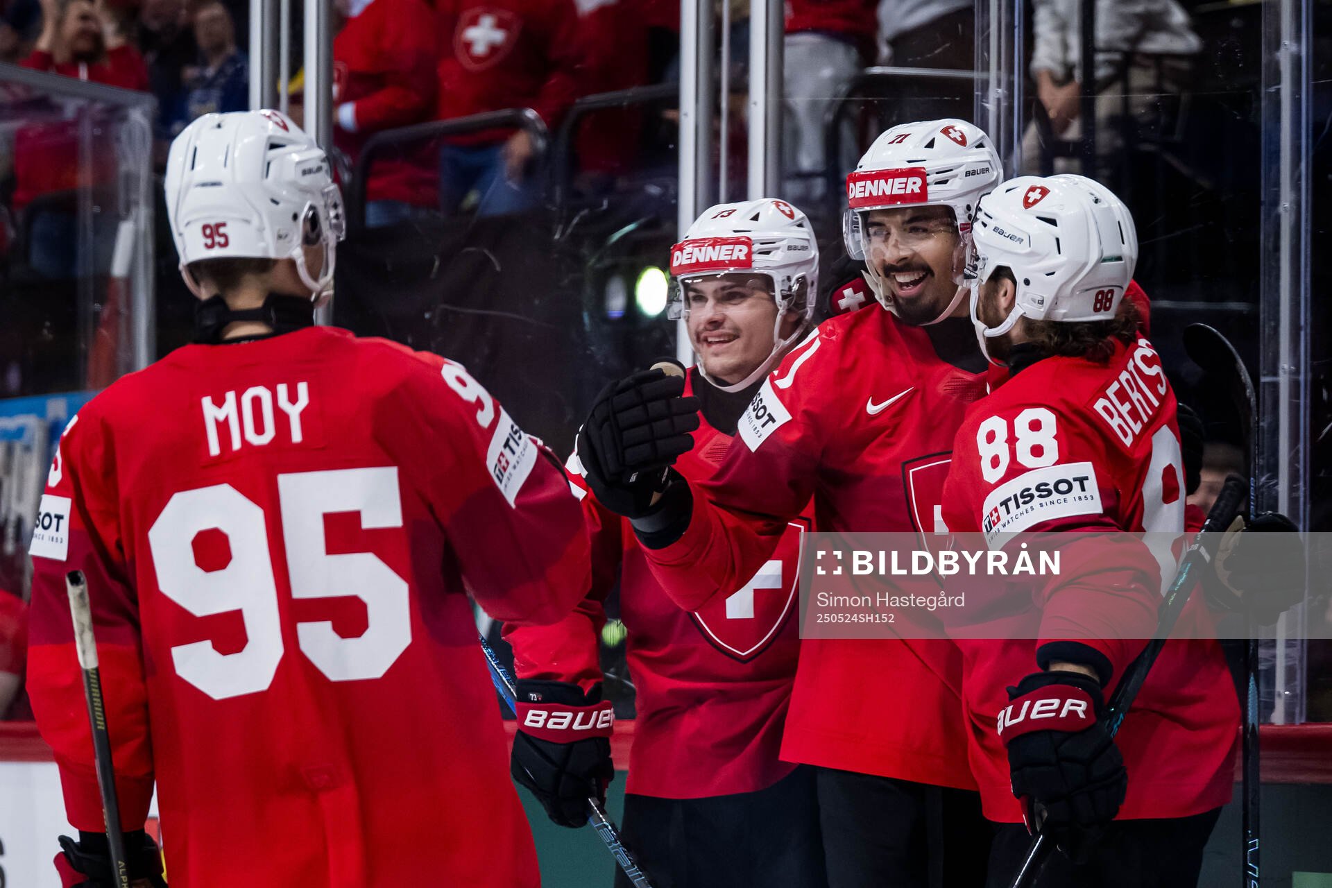 Jonas Siegenthaler of Switzerland celebrates