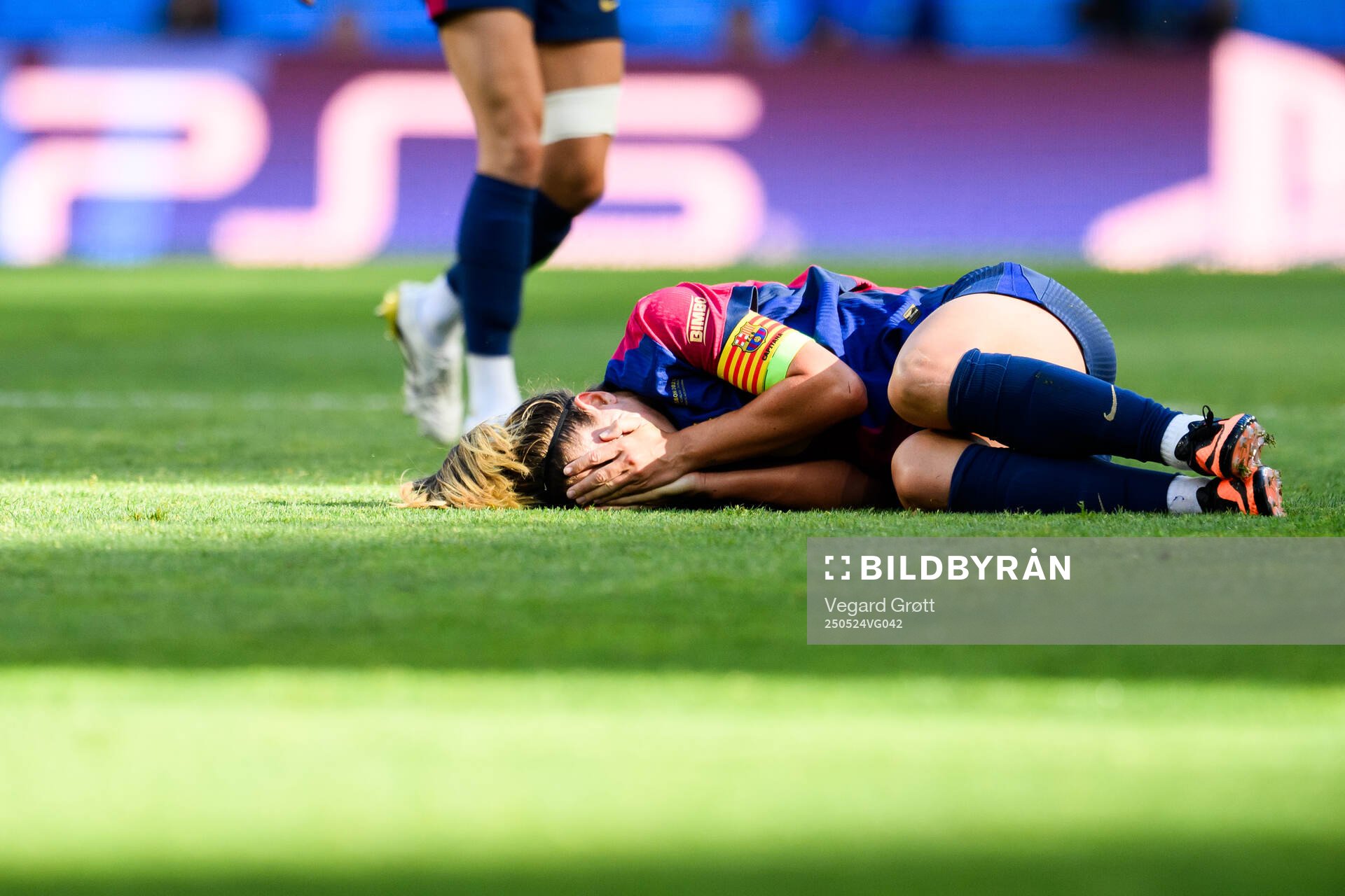 Alexia Putellas of Barcelona during the UEFA Women's Champions League final match between Arsenal and Barcelona on May 24, 2025 in Lisbon.