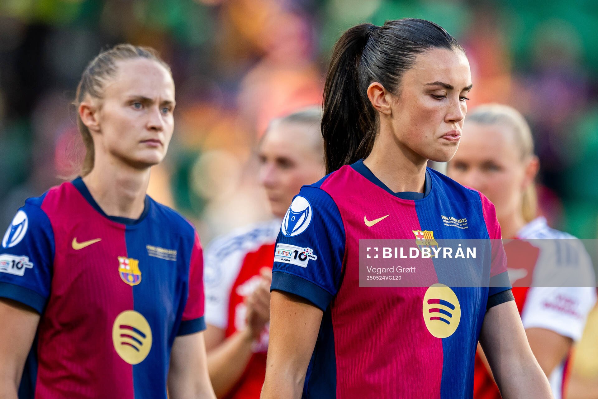Caroline Graham Hansen and Ingrid Syrstad Engen of