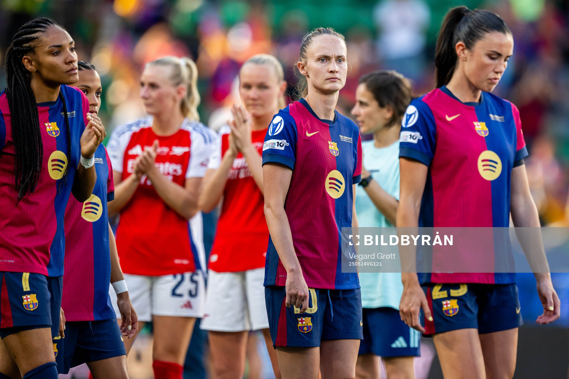 Caroline Graham Hansen and Ingrid Syrstad Engen of