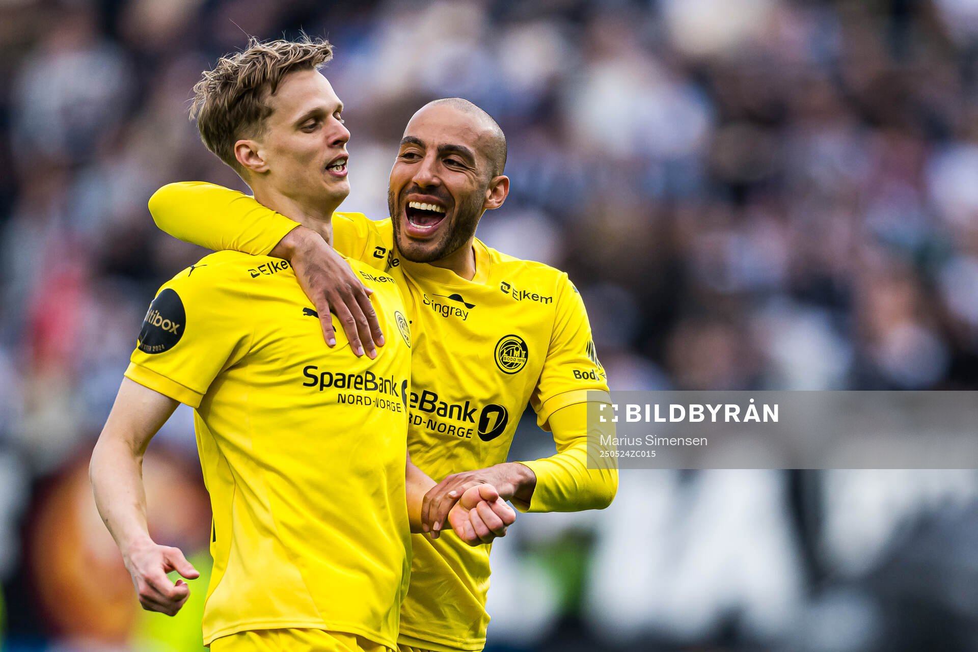 Ulrik Saltnes of Bodø/Glimt celebrates
