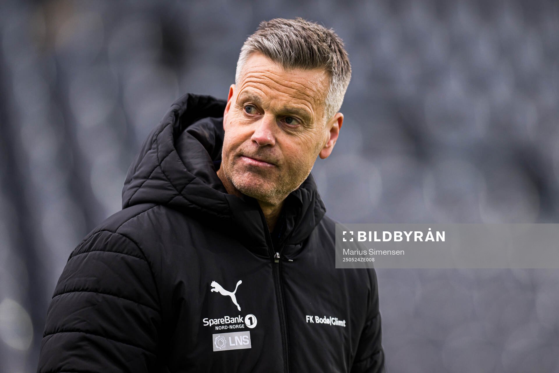 Kjetil Knutsen, head coach of Bodø/Glimt, after the Eliteserien match between Bodø/Glimt and Rosenborg on May 24, 2025 in Bodø.
