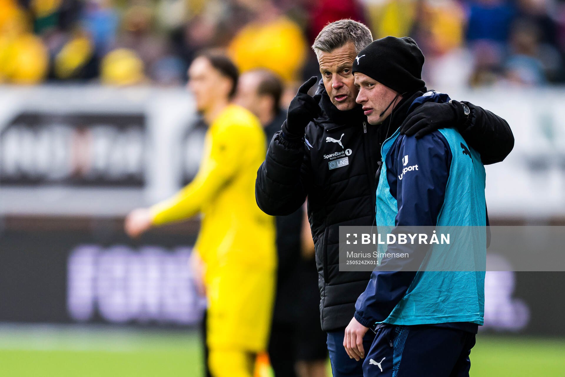 Kjetil Knutsen, head coach of Bodø/Glimt, during the Eliteserien match between Bodø/Glimt and Rosenborg on May 24, 2025 in Bodø.