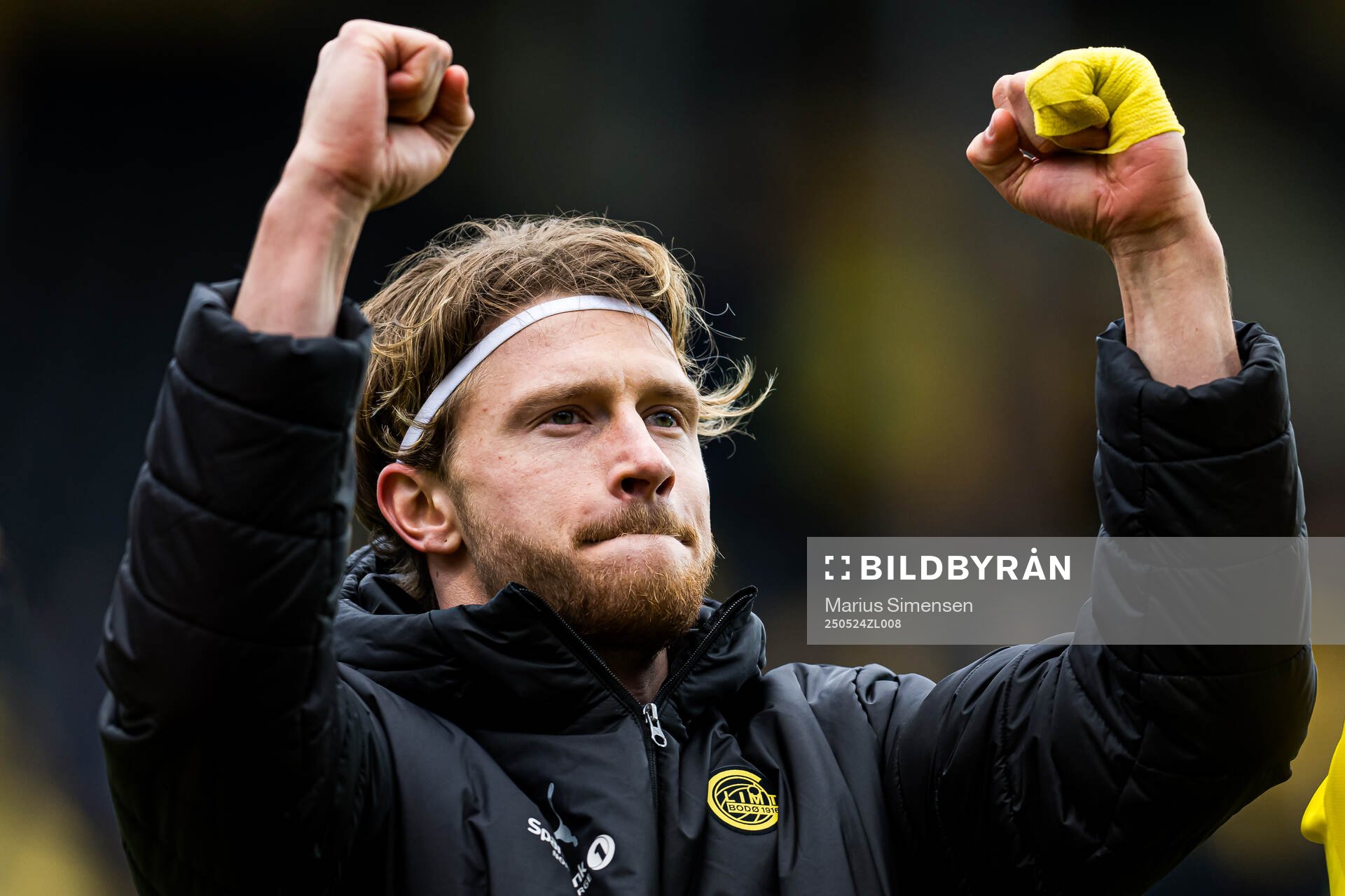 Kasper Høgh of Bodø/Glimt celebrates