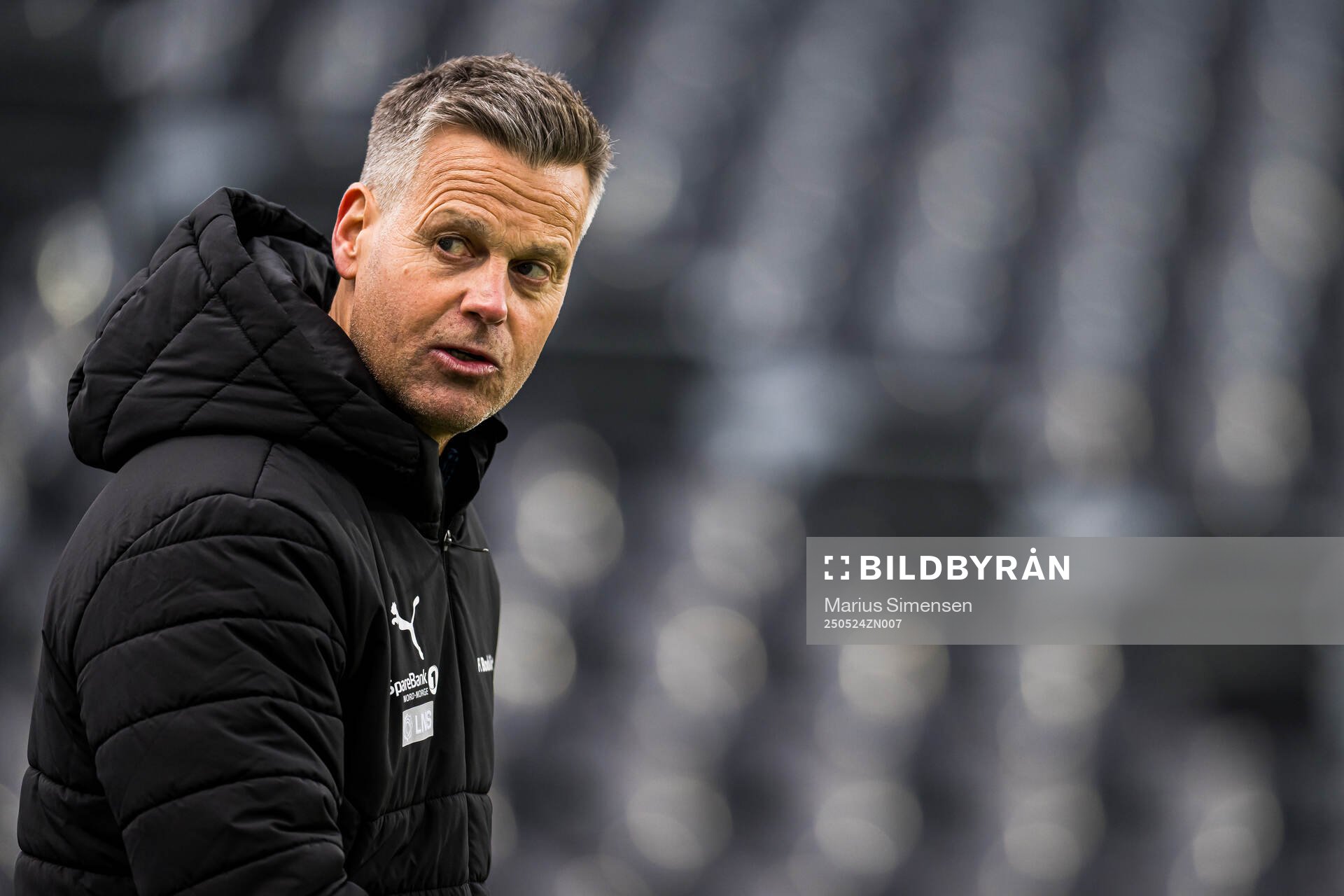 Kjetil Knutsen, head coach of Bodø/Glimt, after the Eliteserien match between Bodø/Glimt and Rosenborg on May 24, 2025 in Bodø.