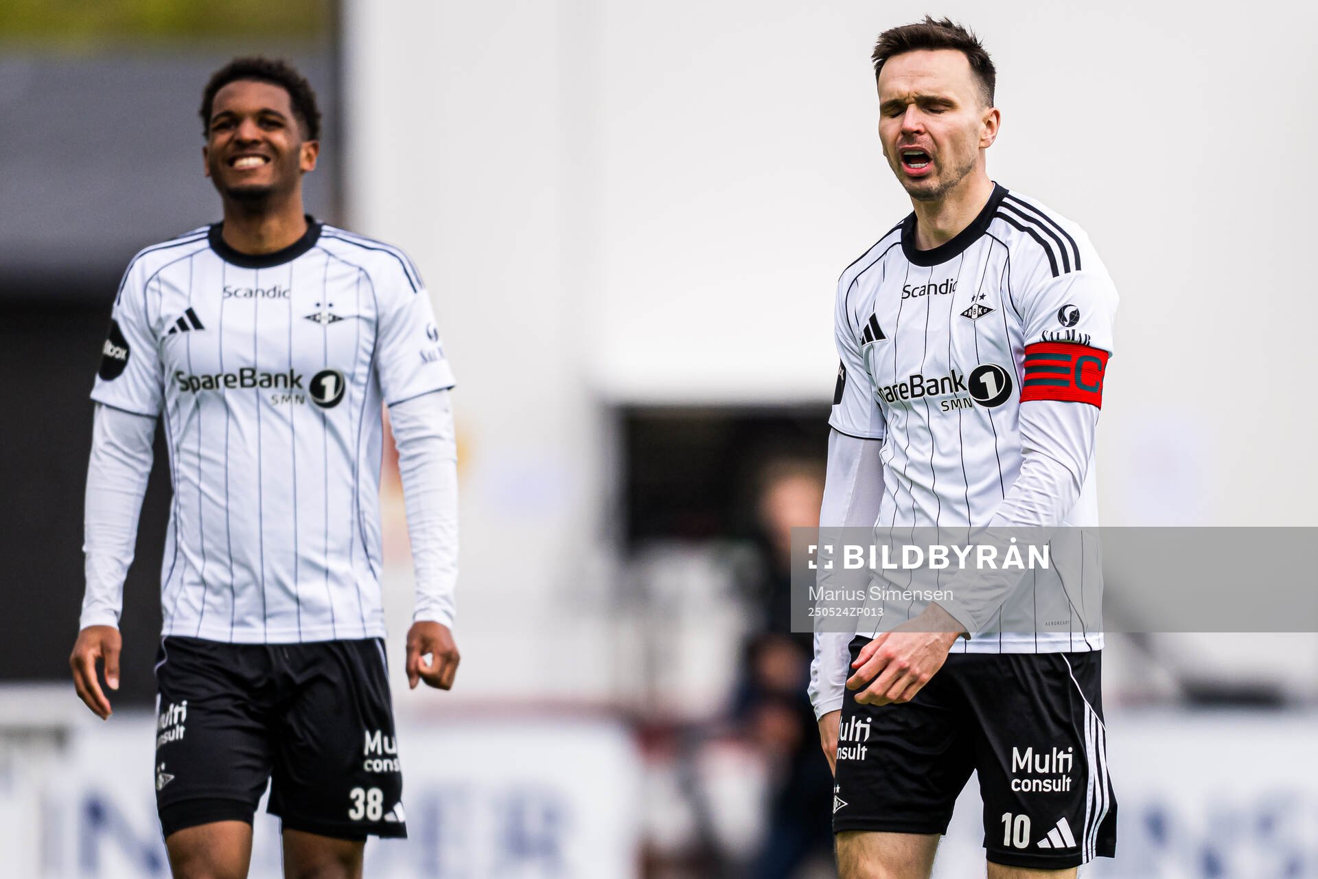 Ole Kristian Selnæs of Rosenborg looks dejected