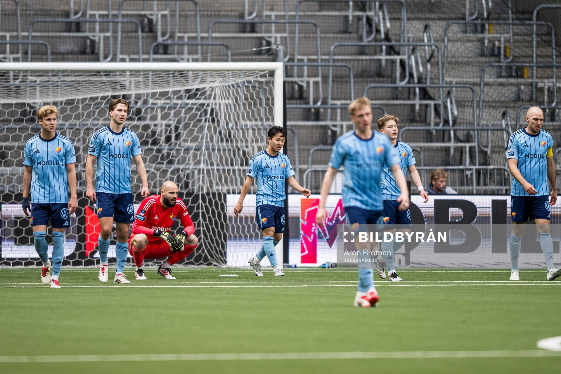 Djurgårdens spelare deppar