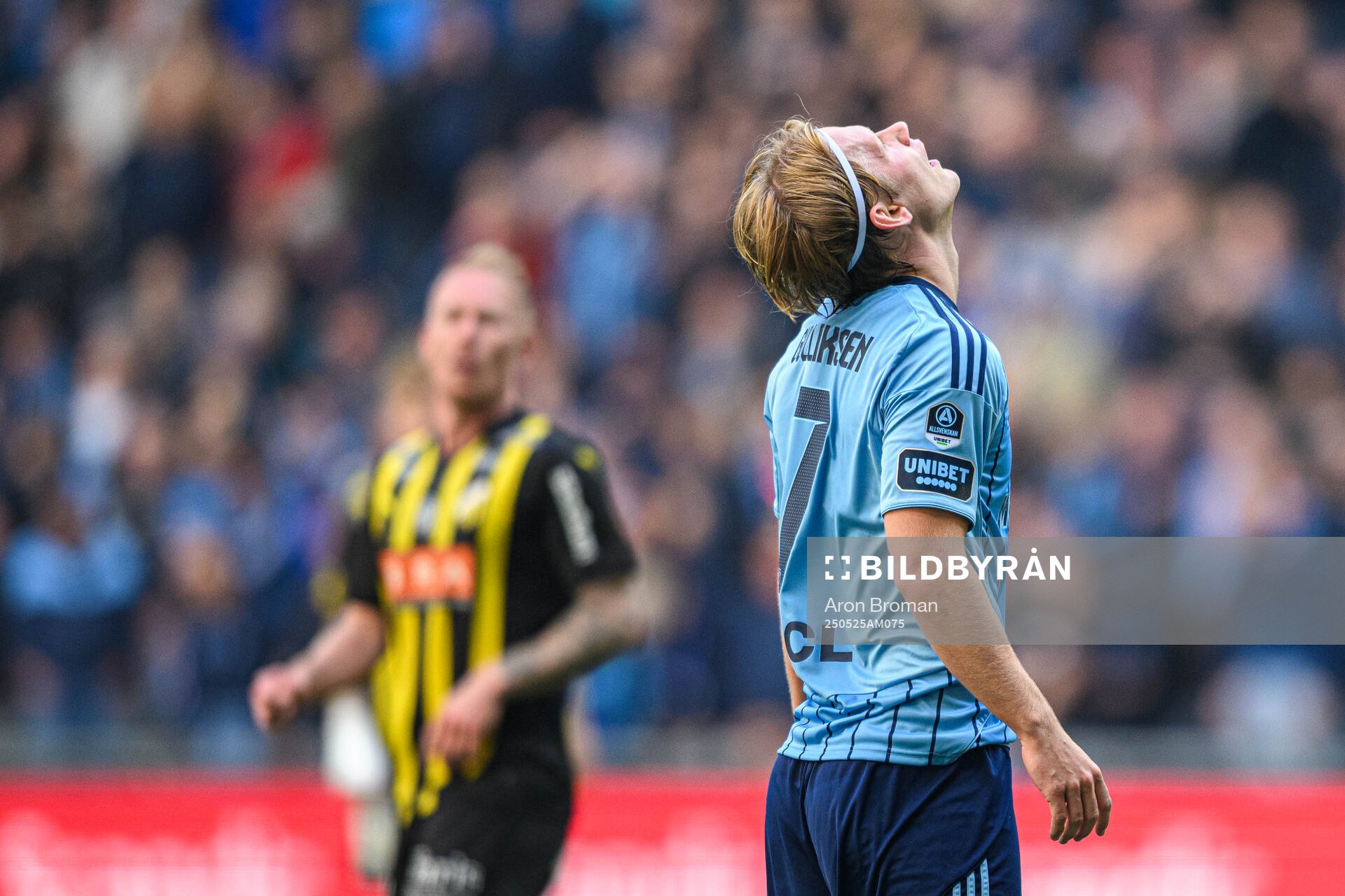 Djurgårdens Tobias Gulliksen deppar