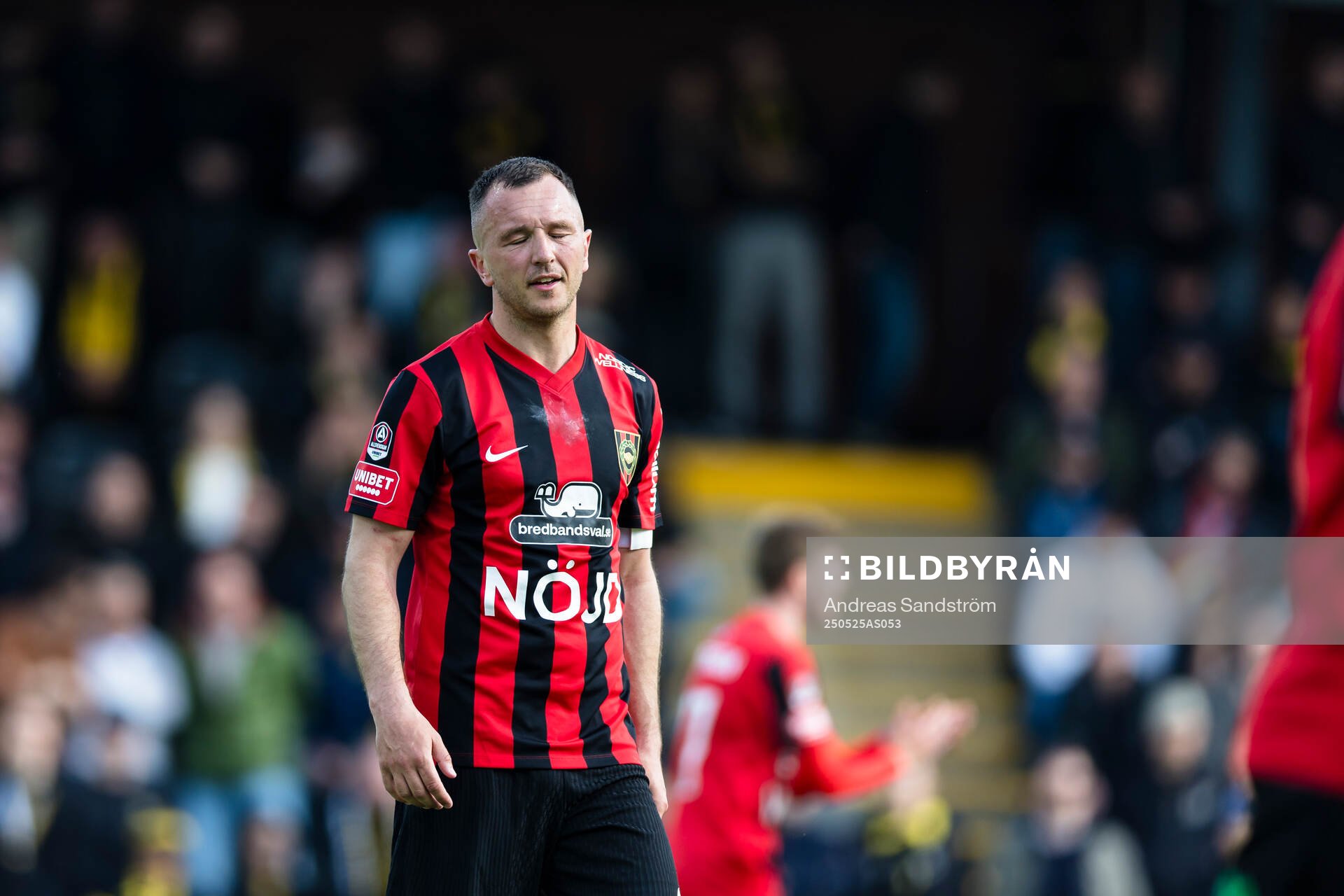 Brommapojkarnas Even Hovland deppar