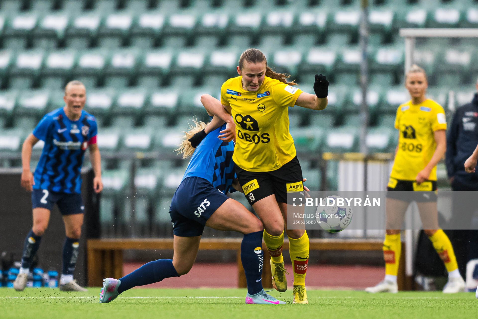 Tonje Erikstein of LSK Kvinner during the Toppserien football match between Stabæk and LSK Kvinner on May 25, 2025 in Bekkestua.