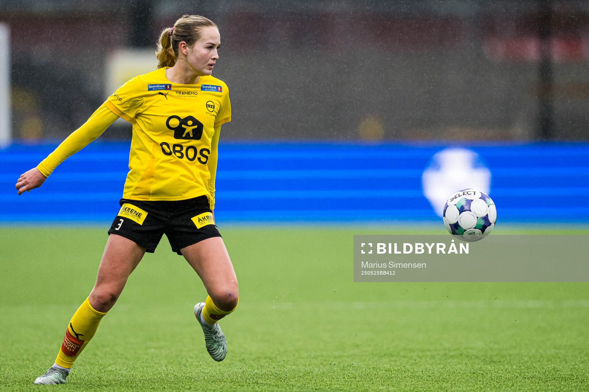 Oda Mathilde Johansen of LSK Kvinner during the Toppserien football match between Stabæk and LSK Kvinner on May 25, 2025 in Bekkestua.
