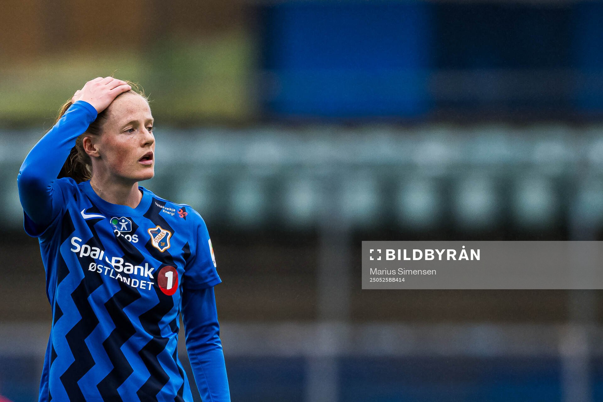 Andrea Anderdal of Stabæk looks dejected