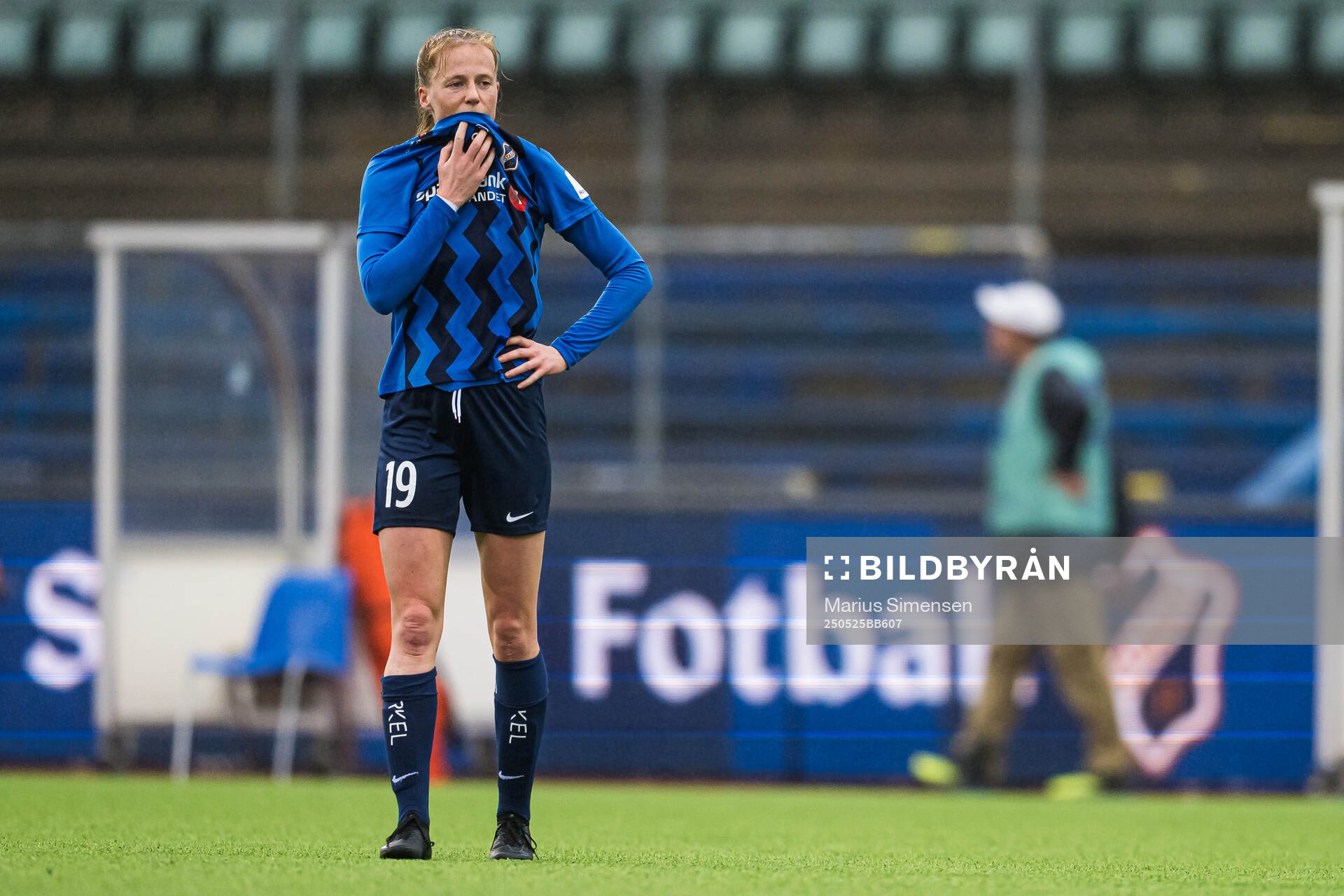 Andrea Anderdal of Stabæk looks dejected