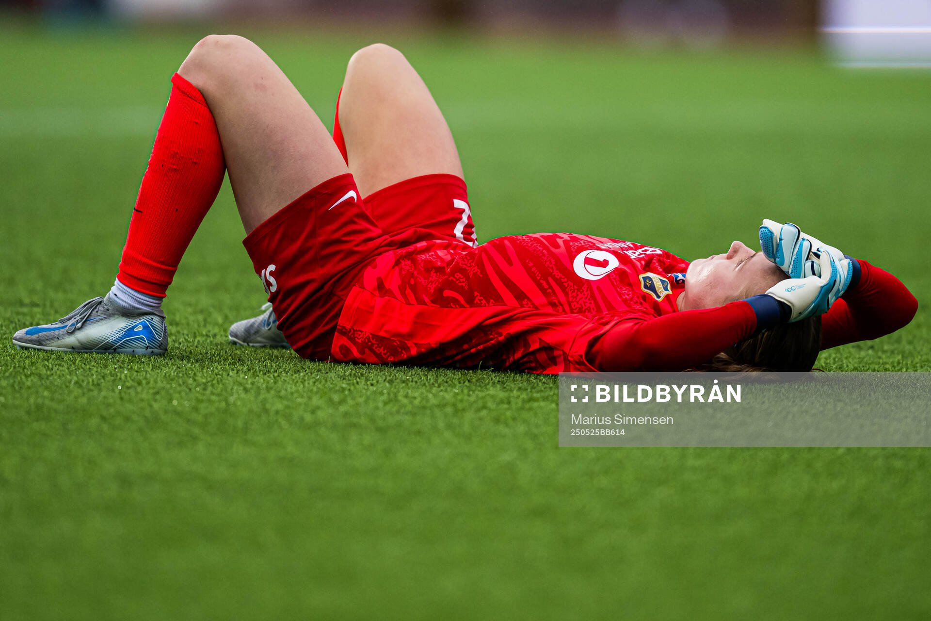 Sunniva Skoglund of Stabæk looks dejected