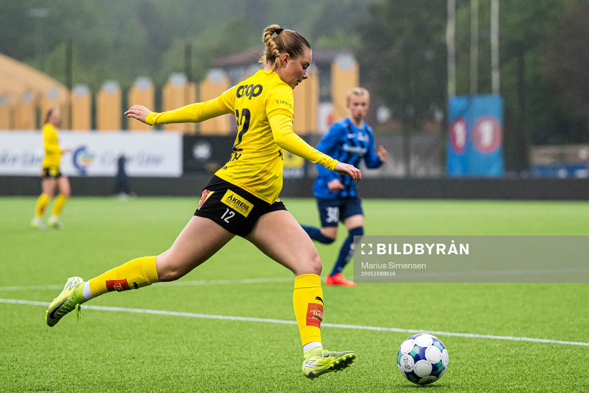 Christina Louise Herseth of LSK Kvinner during the Toppserien football match between Stabæk and LSK Kvinner on May 25, 2025 in Bekkestua.