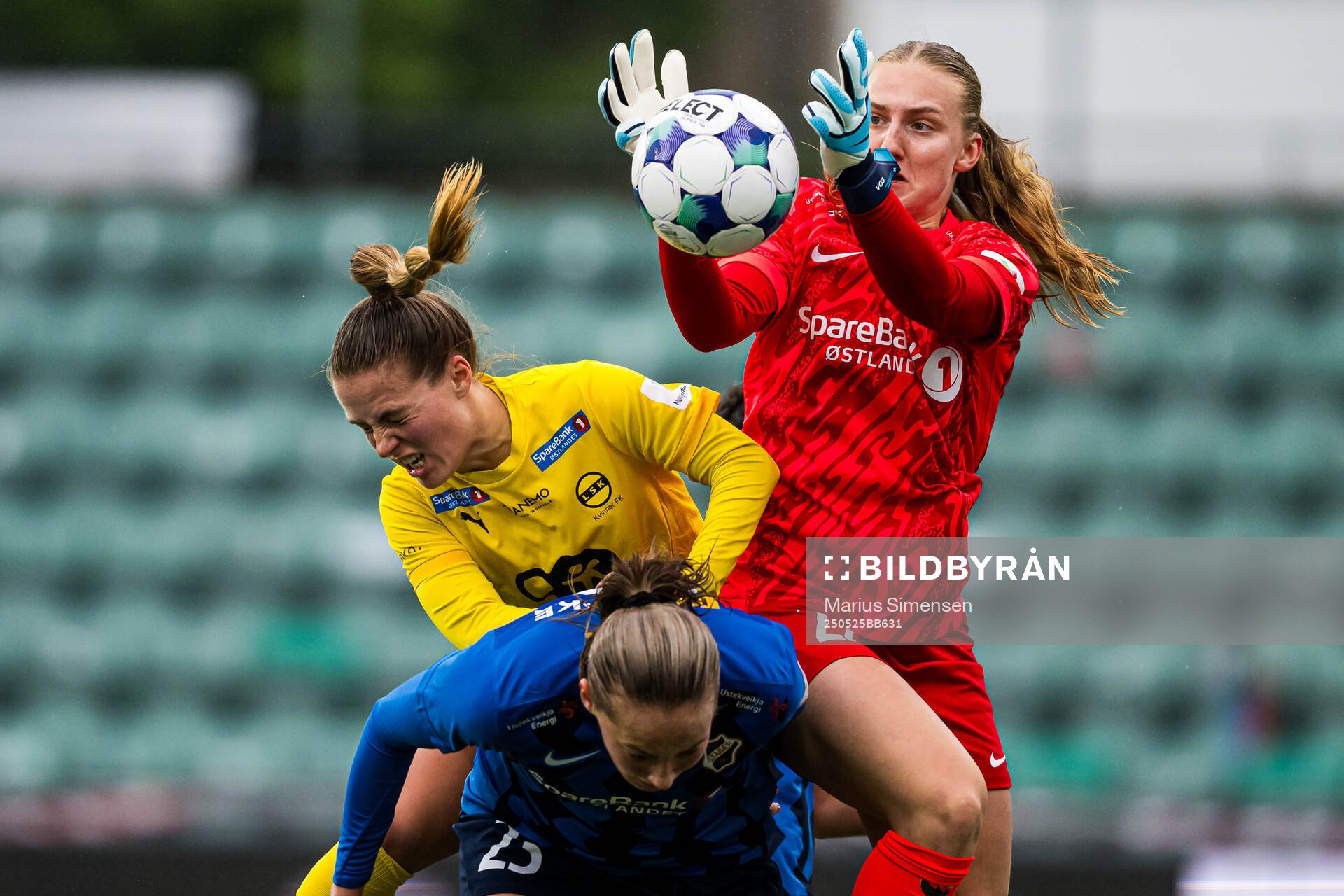 Sunniva Skoglund of Stabæk during the Toppserien football match between Stabæk and LSK Kvinner on May 25, 2025 in Bekkestua.