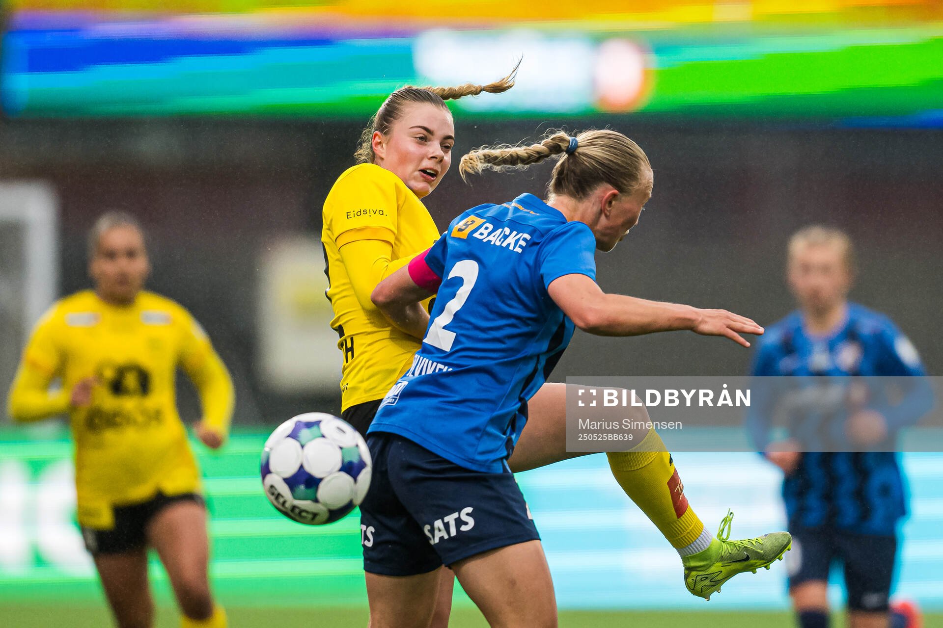Christina Louise Herseth of LSK Kvinner during the Toppserien football match between Stabæk and LSK Kvinner on May 25, 2025 in Bekkestua.