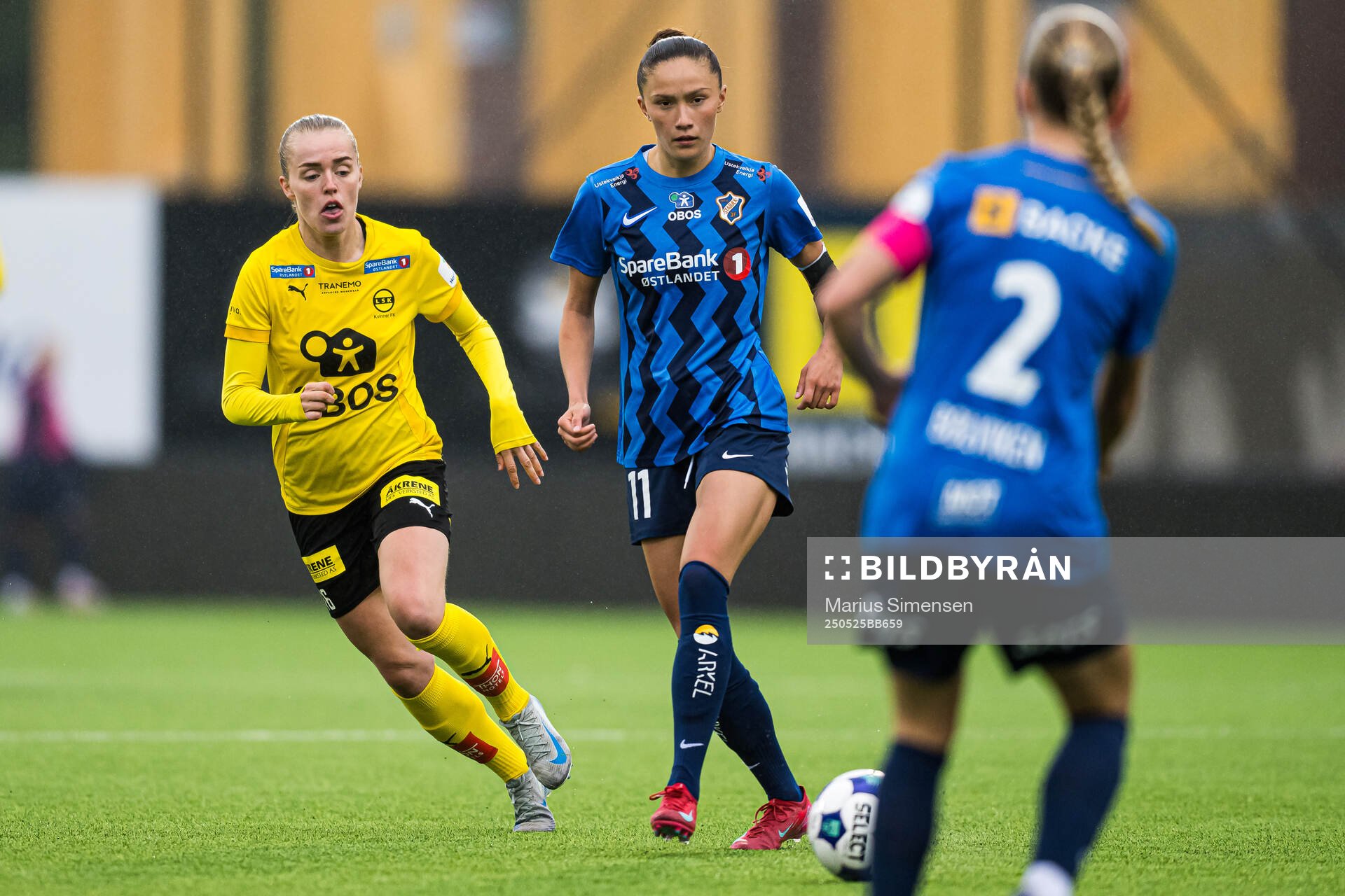 Ida Mortensen Natvik of Stabæk during the Toppserien football match between Stabæk and LSK Kvinner on May 25, 2025 in Bekkestua.