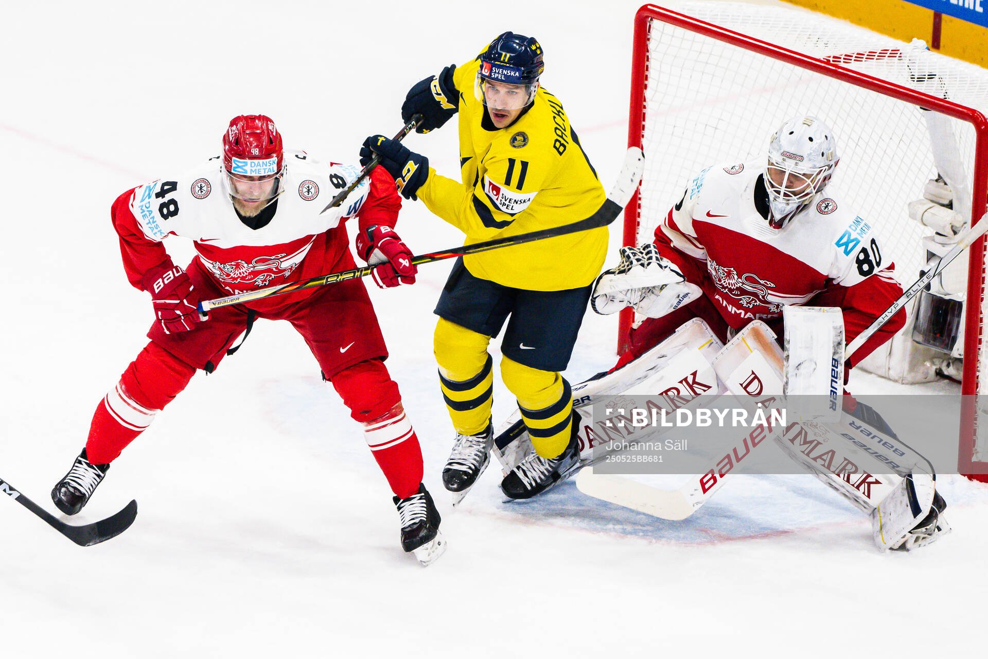 Mikael Backlund of Sweden against Nicholas B Jensen and