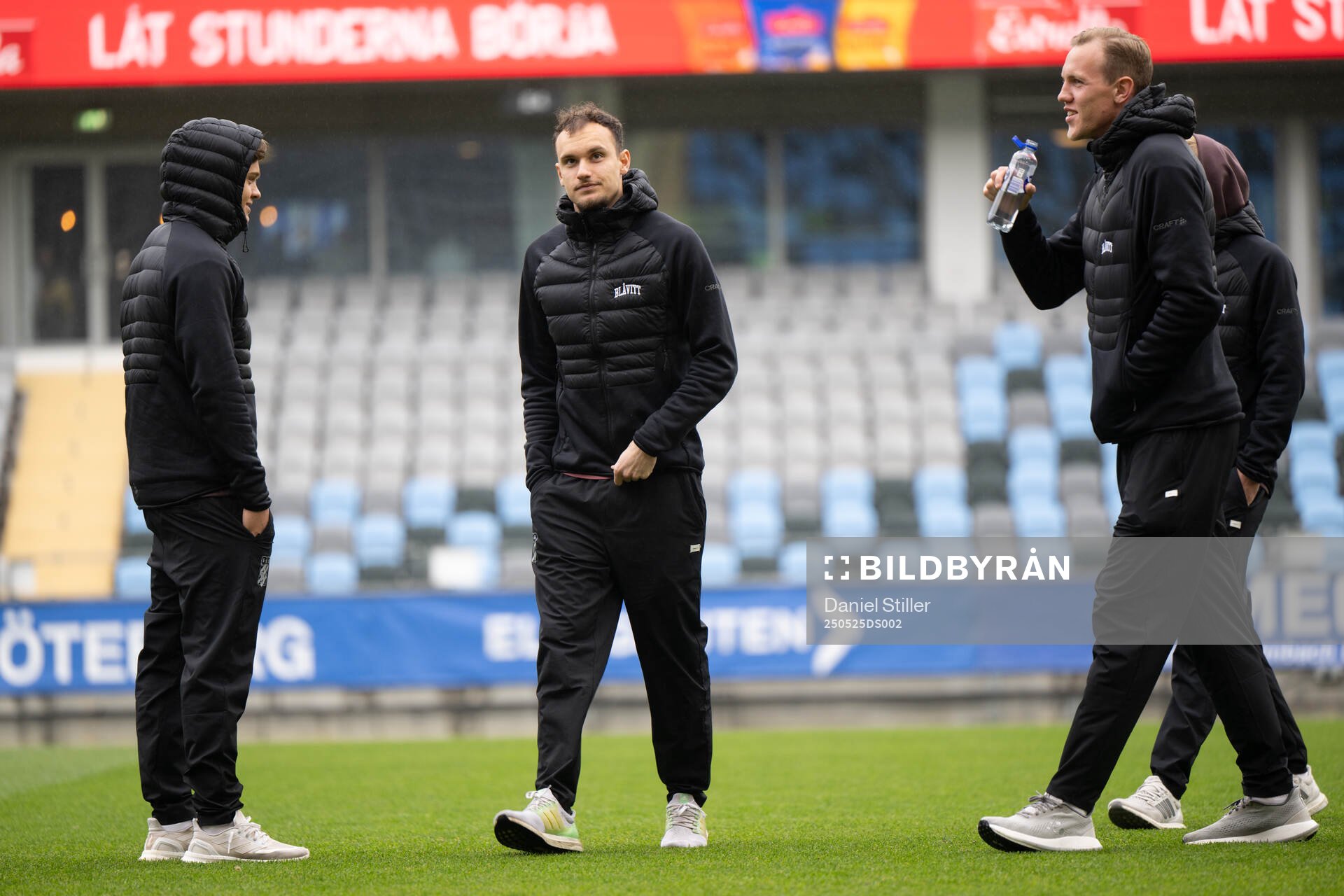 IFK Göteborgs målvakt Elis Bishesari inför fotbollsmatchen i Allsvenskan mellan IFK Göteborg och Malmö FF den 25 maj 2025 i Göteborg.