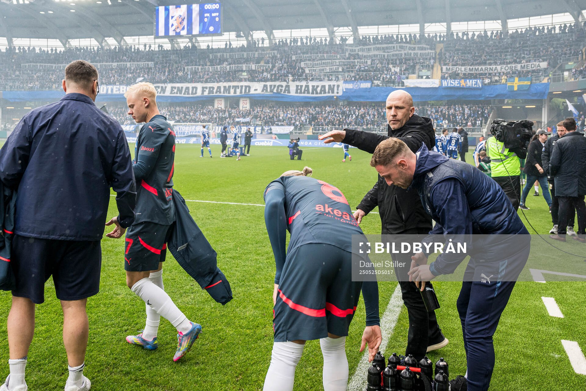 Malmö FFs tränare Henrik Rydström inför fotbollsmatchen i Allsvenskan mellan IFK Göteborg och Malmö FF den 25 maj 2025 i Göteborg. 