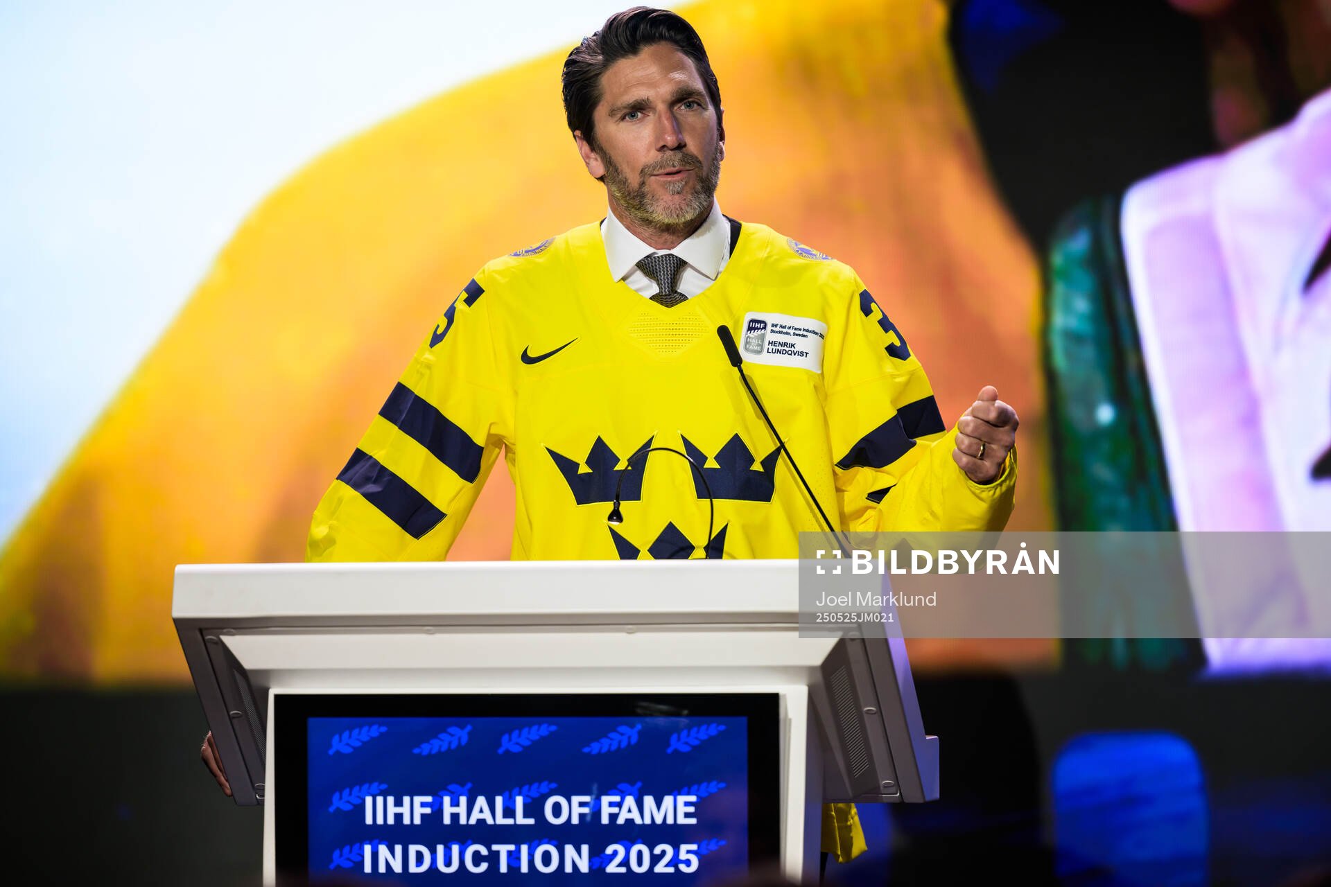 Henrik Lundqvist of Sweden